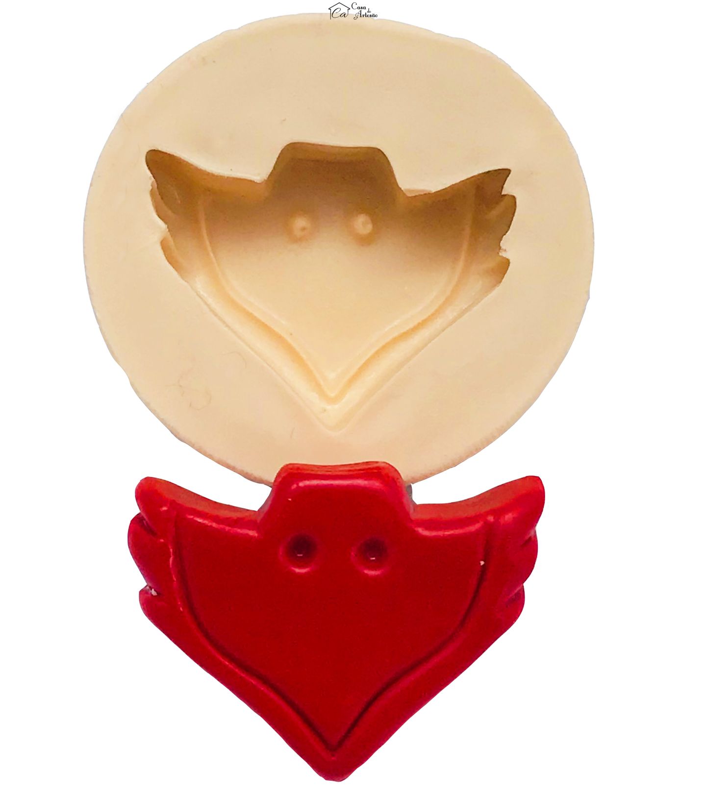 Molde de silicone - PJMasks - Mascara Owlette - Pequena - P459