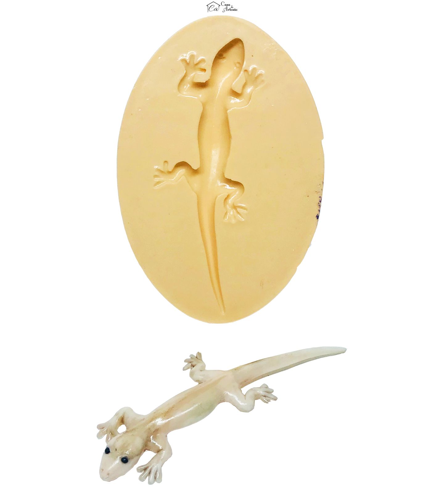 Molde de silicone - Lagartixa - Media - P615