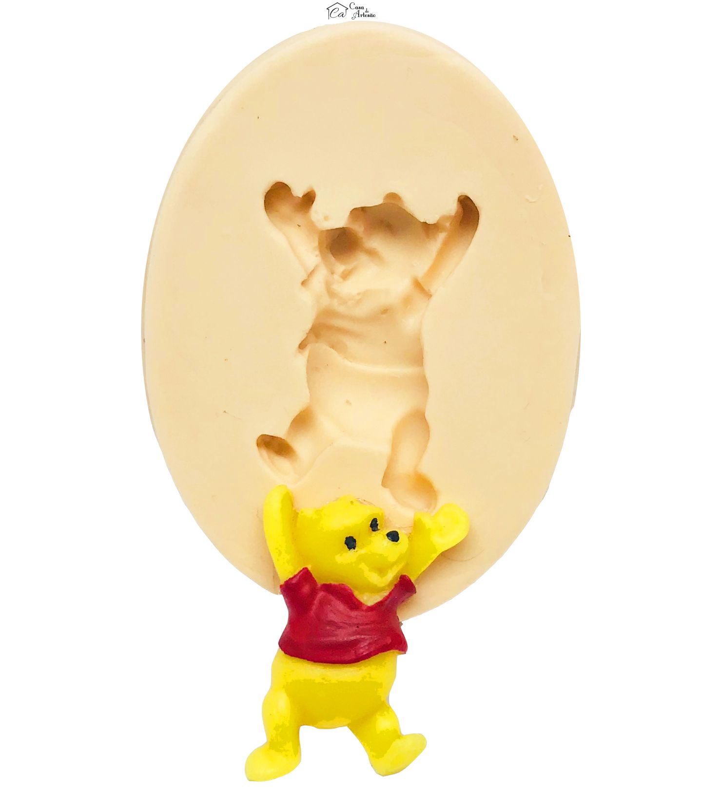 Molde de silicone - Turma do Urso Pooh - Pooh Mini - P102
