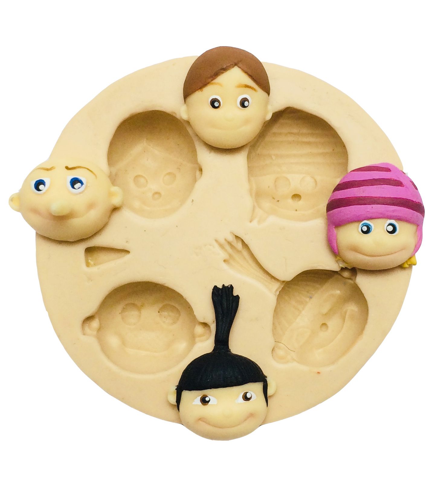 Meu Malvado Favorito - Rosto Gru, Agnes, Edith, Margo