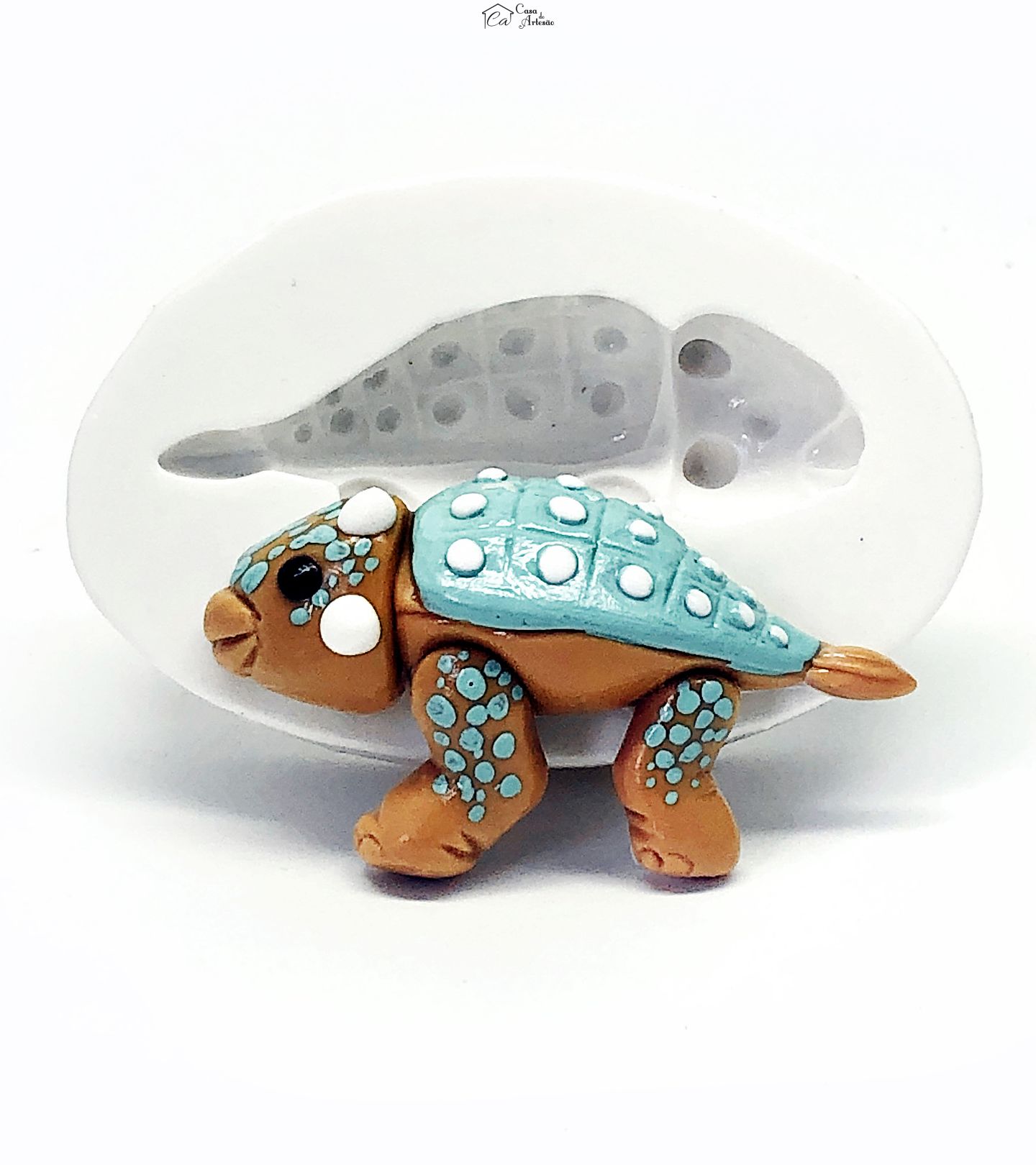 Molde de silicone - Dinossauro Bolota - Medio - P1112