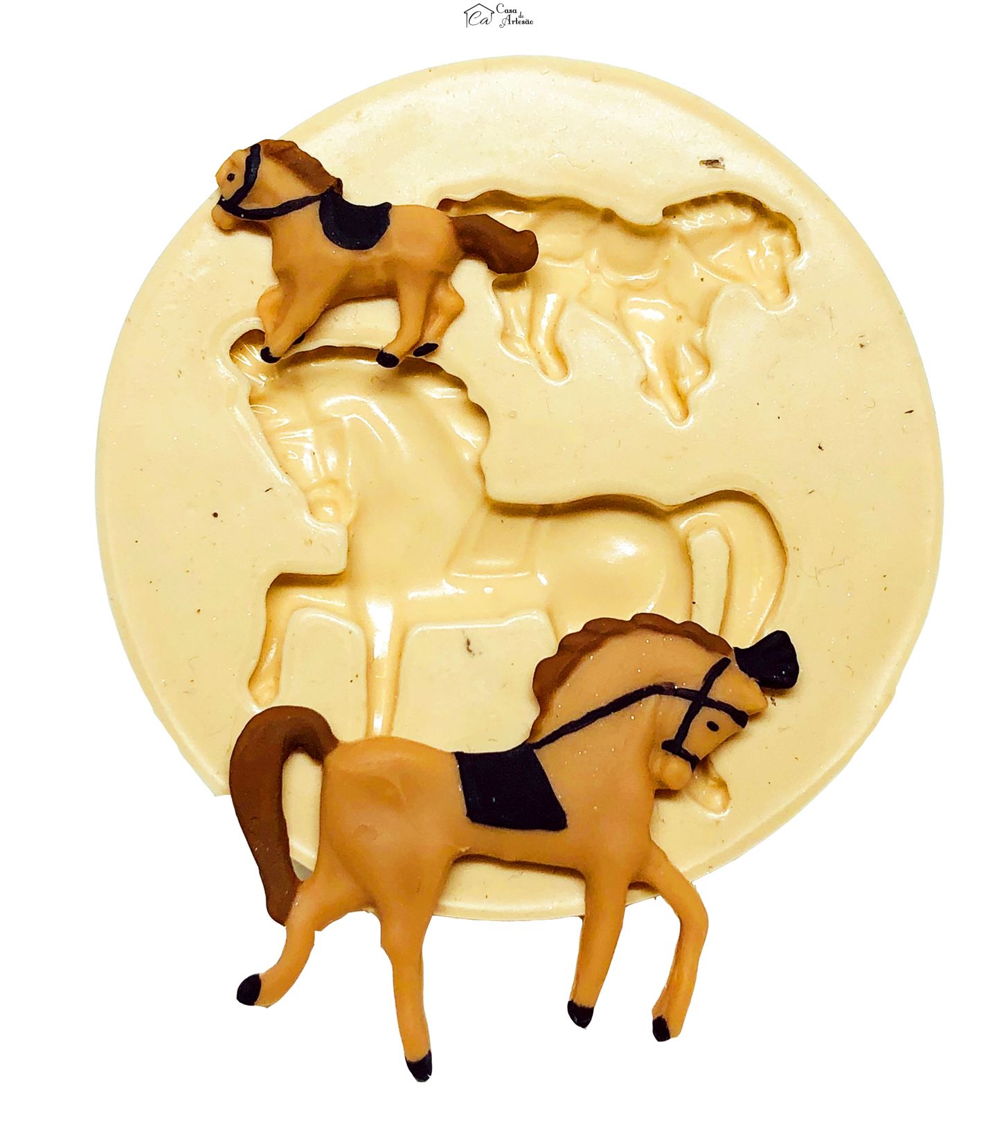 Molde de silicone - Cavalo - 02 Tamanhos - P684