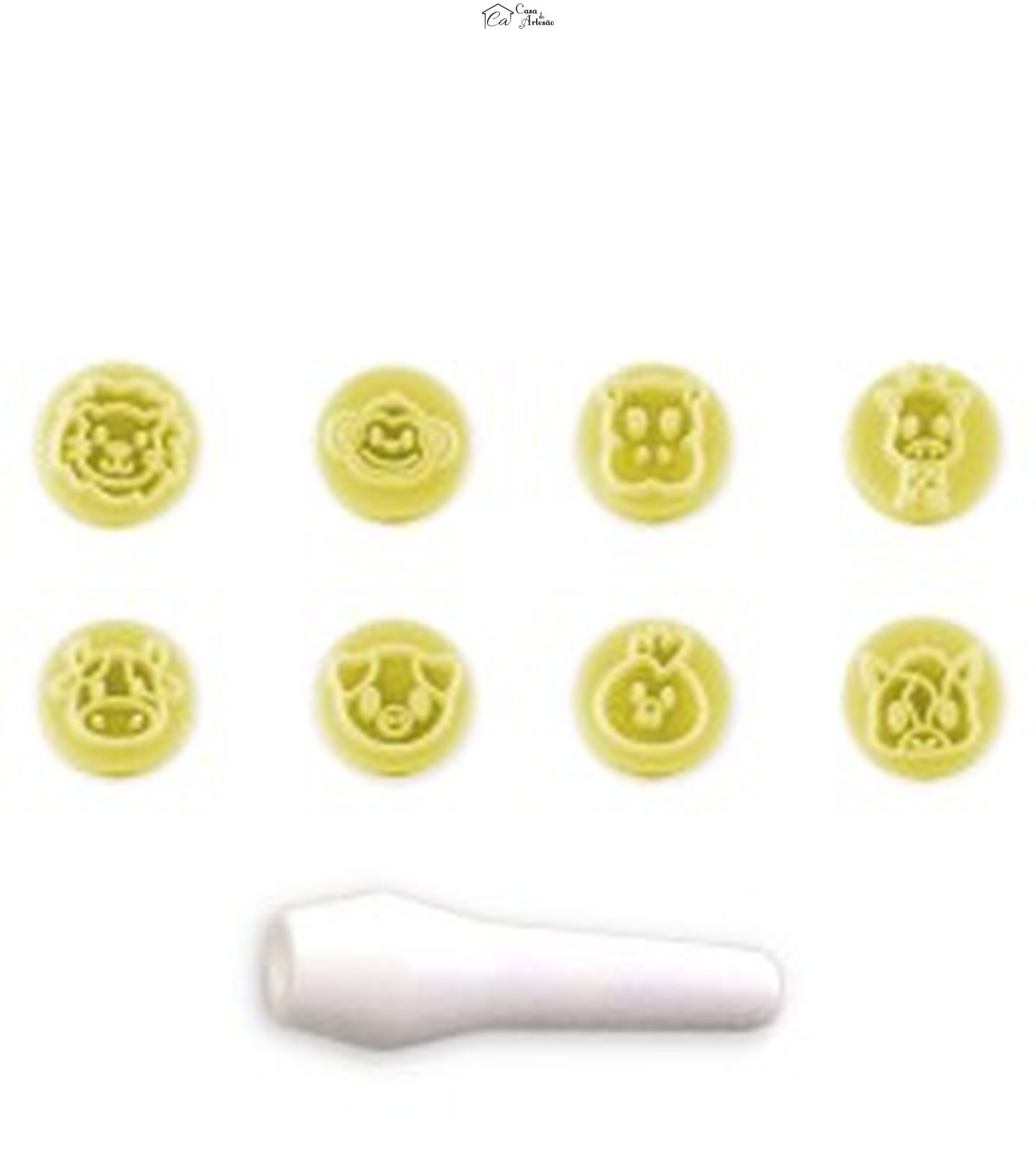 Carimbo Blue Star - Diâmetro 1,5 cm - Kit Animais - Cod.1010