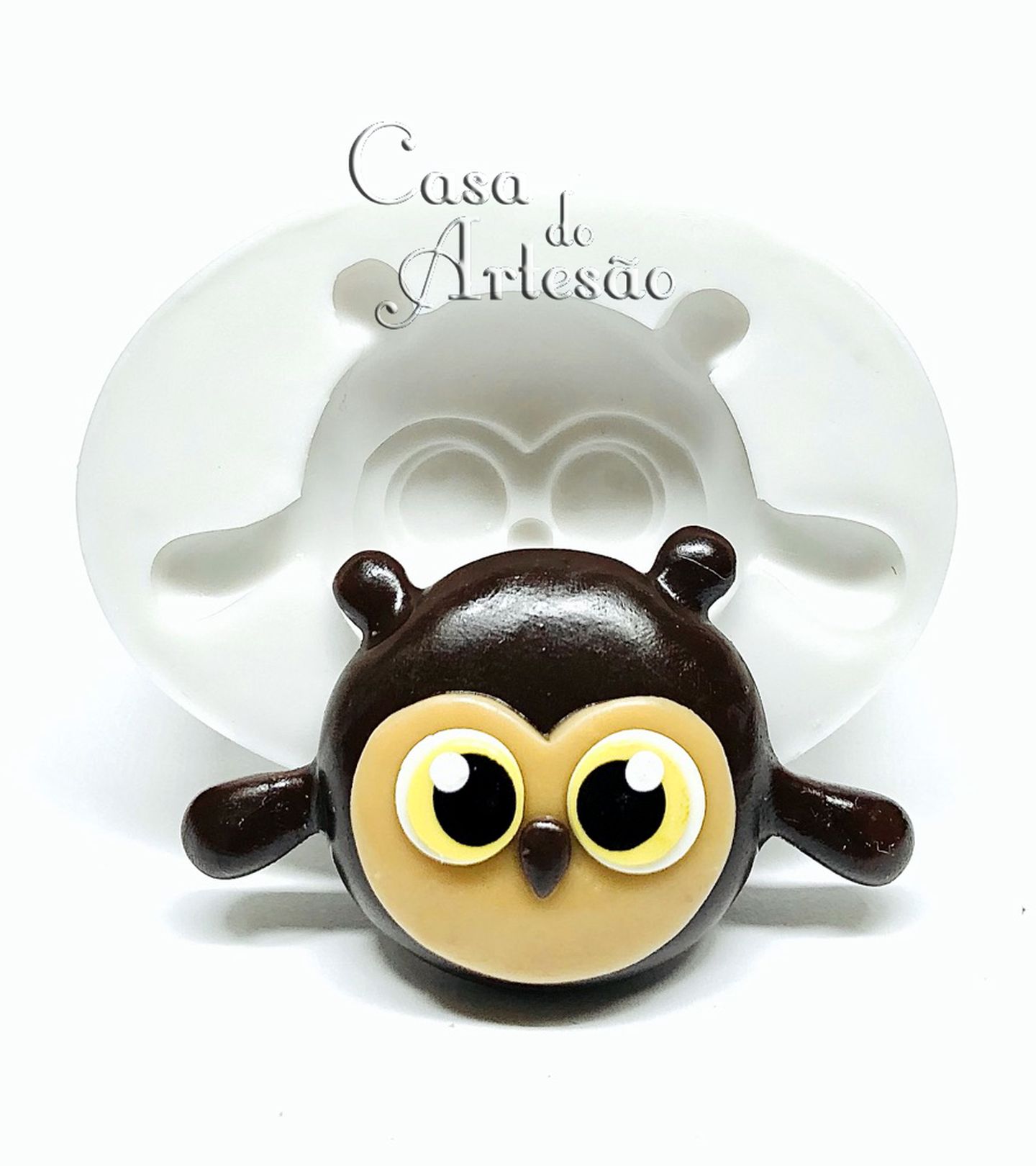 Molde de silicone - Bolofofos - Rosto Pipi - Grande - P914