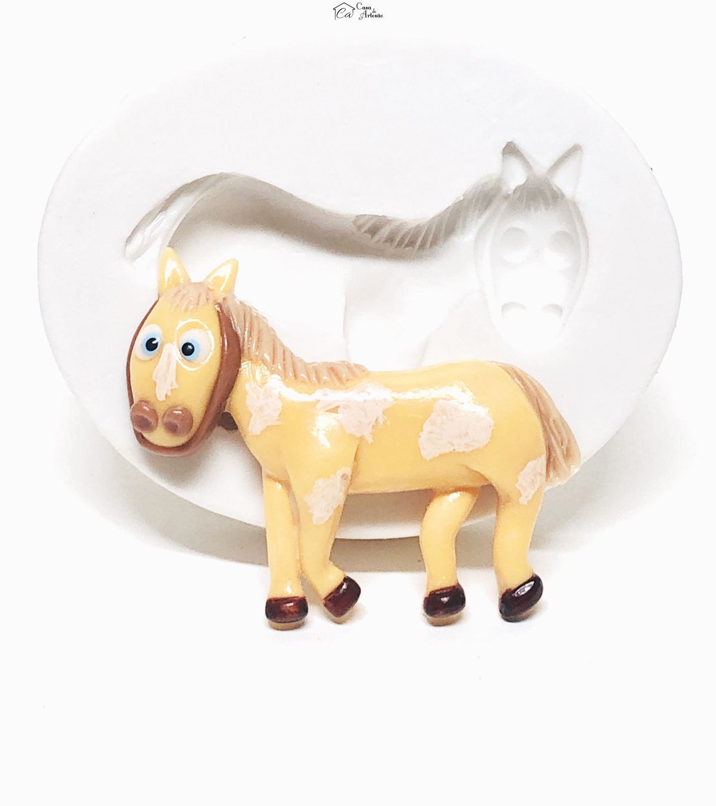 Molde de silicone - A Fazenda do Zenon - Bretão - Grande - P1068