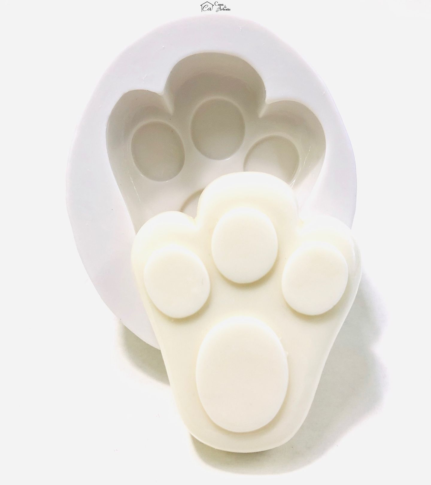 Molde de silicone - Coelho - Pegada - Grande - P1036