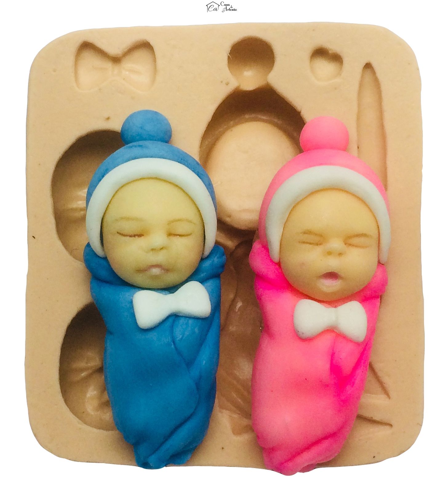 Molde de silicone - Bebes - 2 Tipos - P148