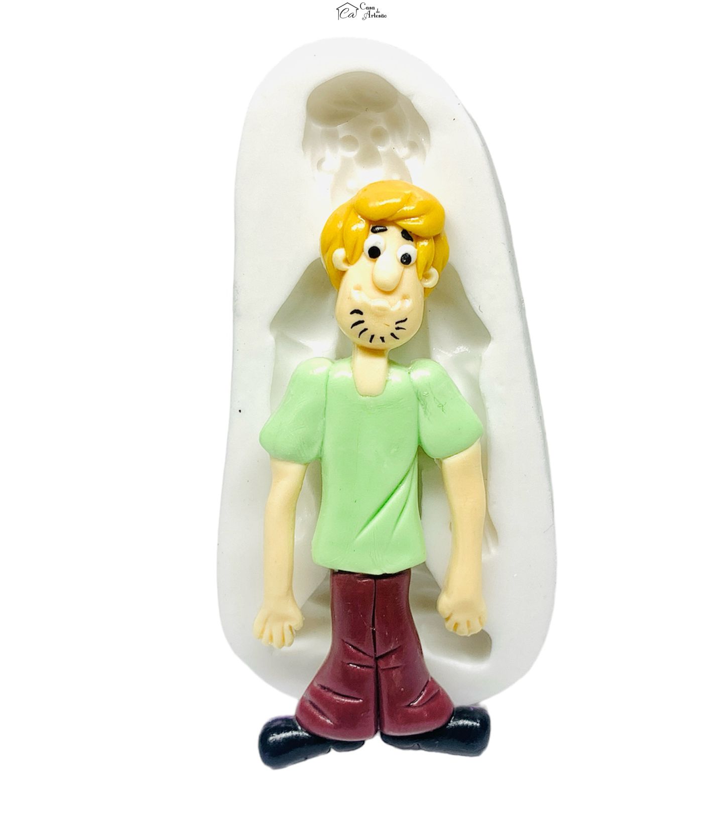 Molde de silicone - Scooby Doo - Salsicha - Grande - P1236