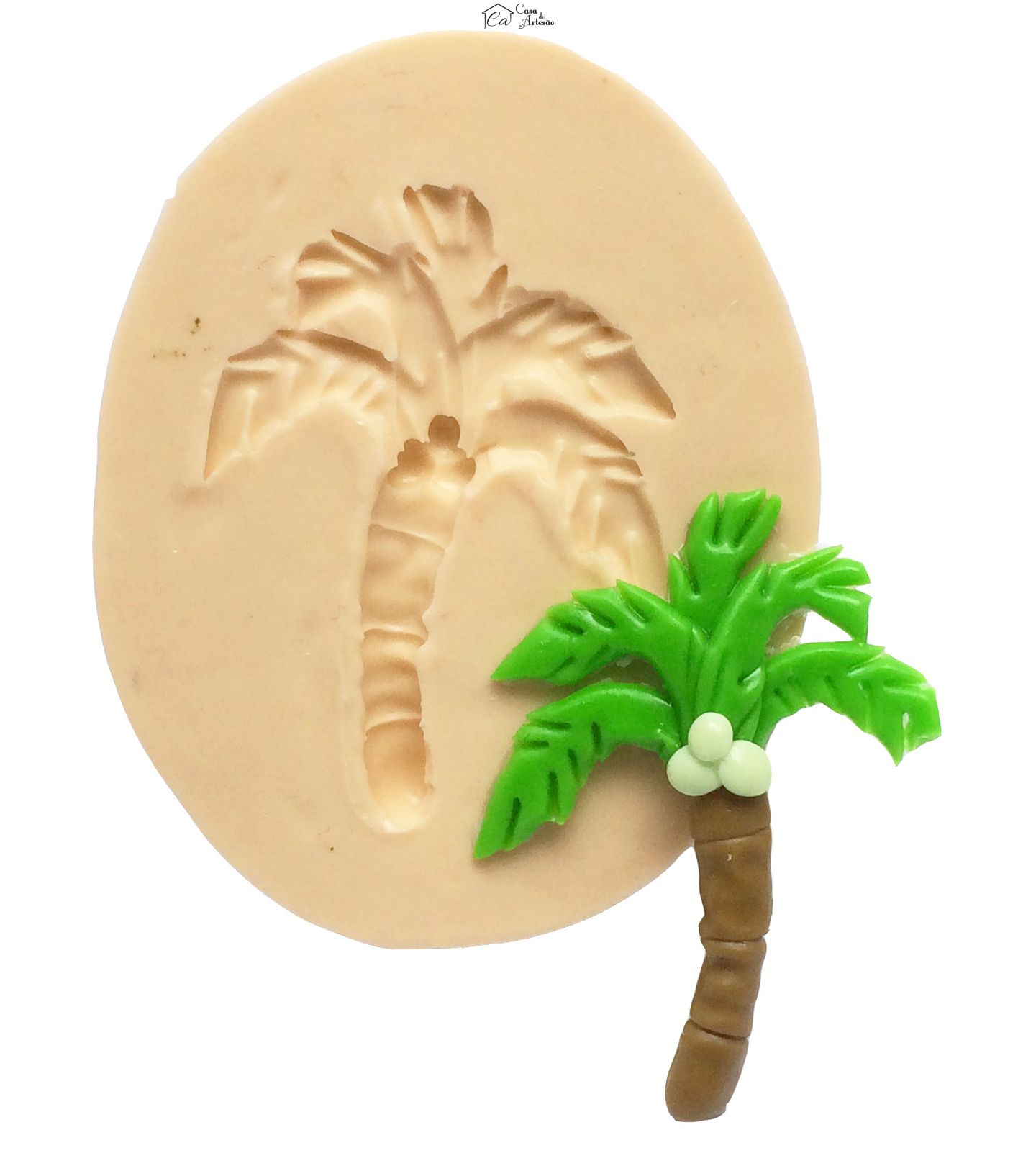 Molde de silicone - Coqueiro - Mod.01 - Pequeno -P317