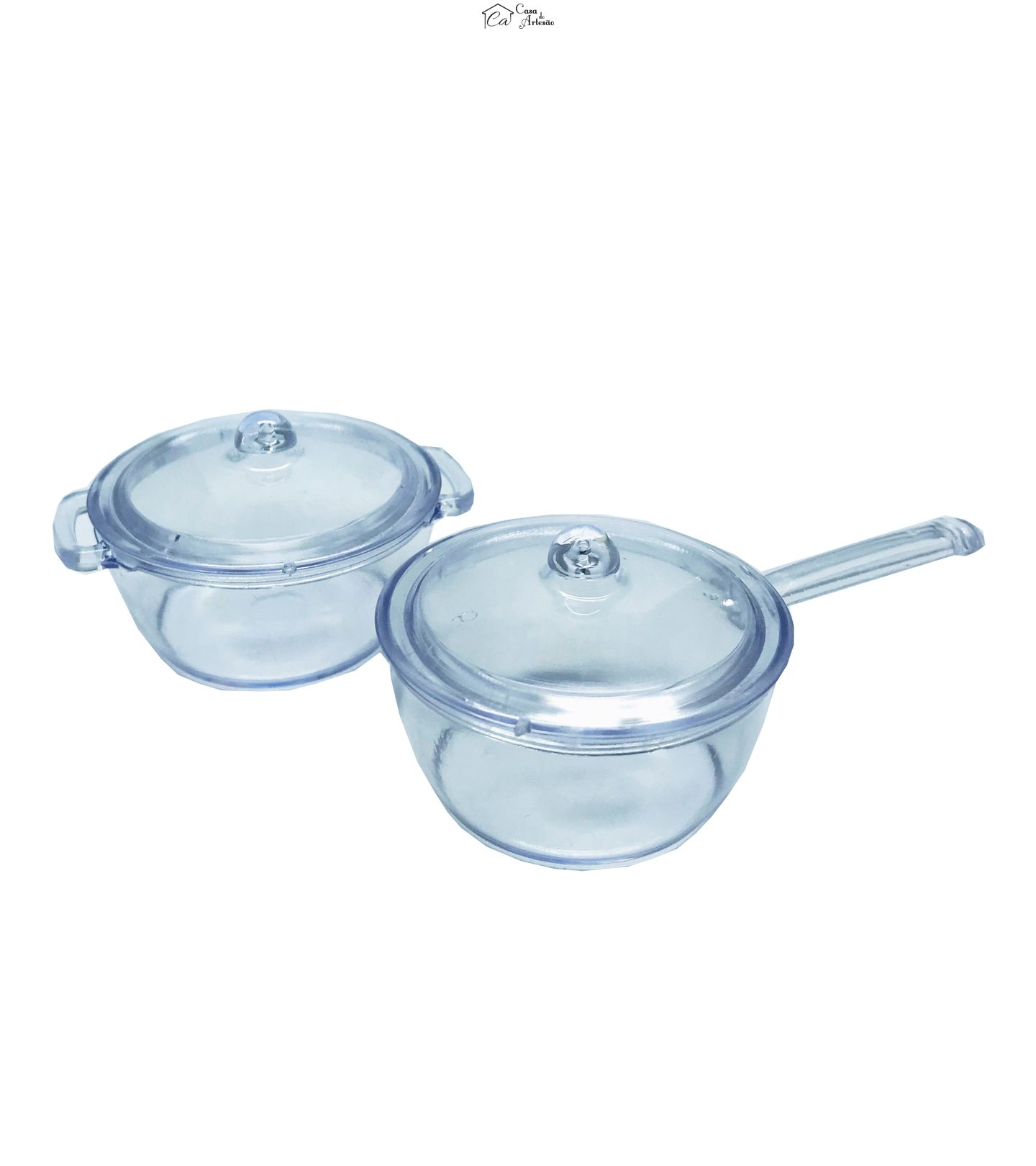 Miniaturas - Panela e Caçarola  p/ Brigadeiro - Pq