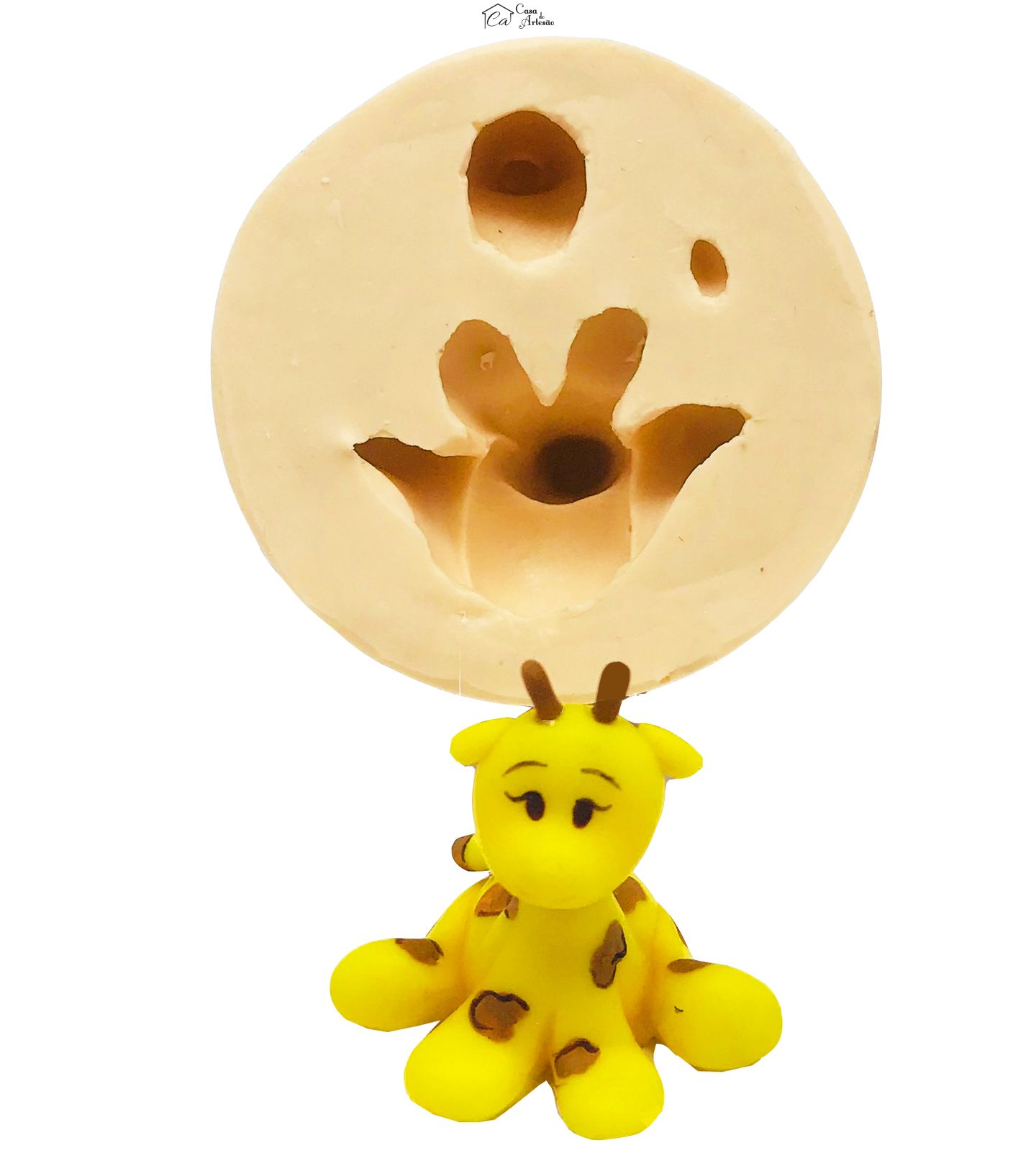 Molde de silicone - Girafa 1