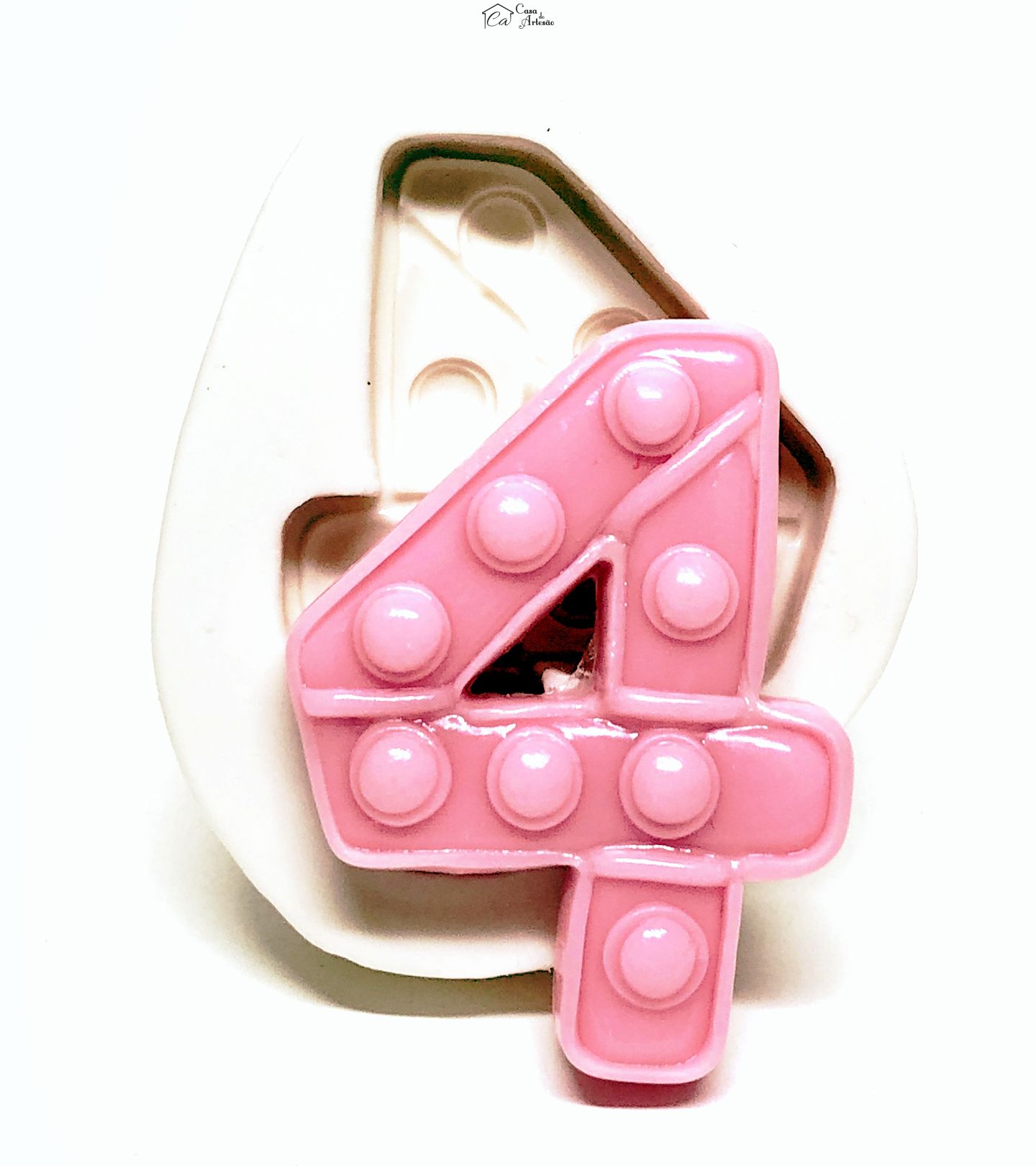 Molde de silicone - Fidget - Numero 4 - P1093