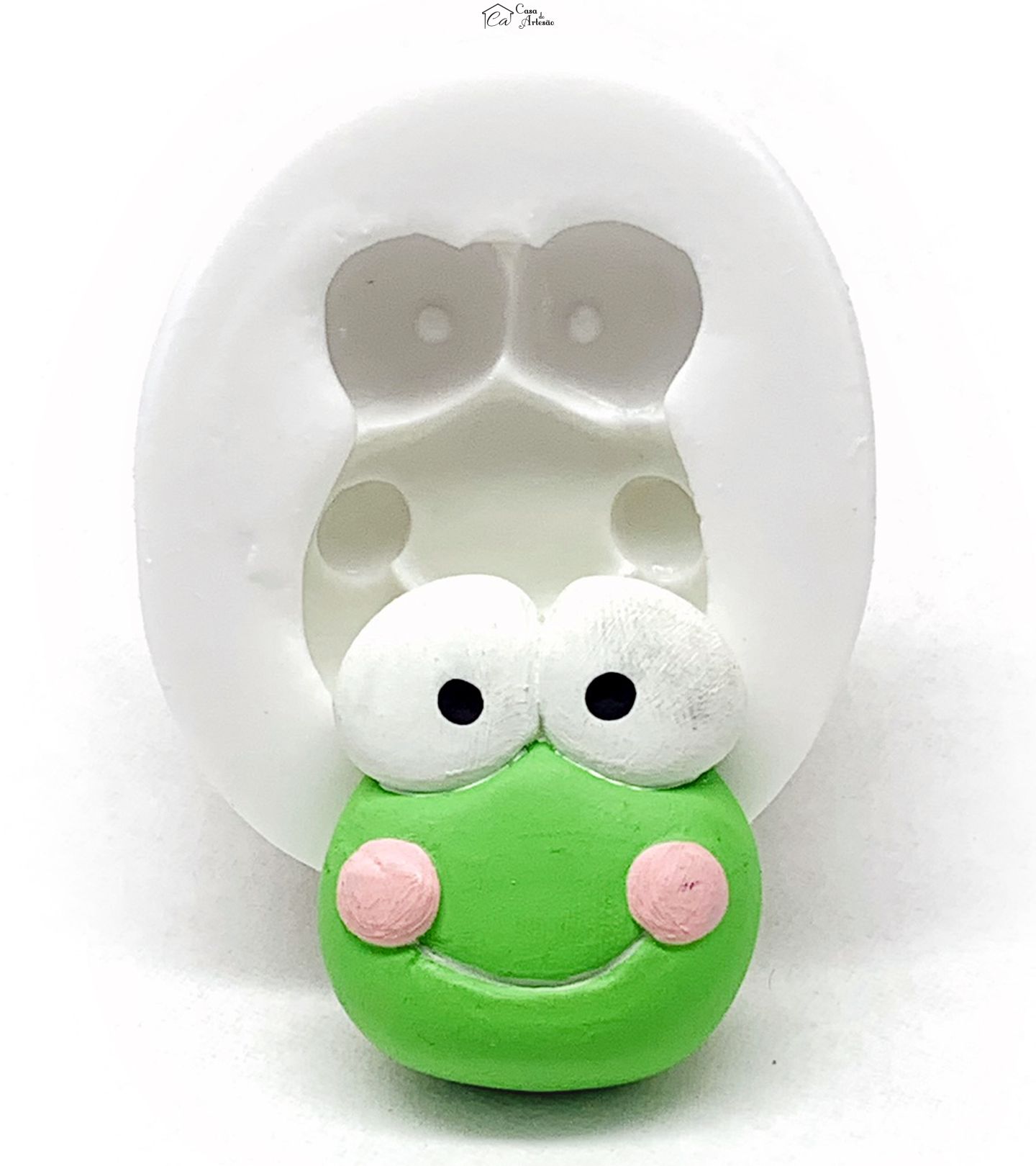 Molde de silicone - Hello Kitty - Rosto Sapo - P1166