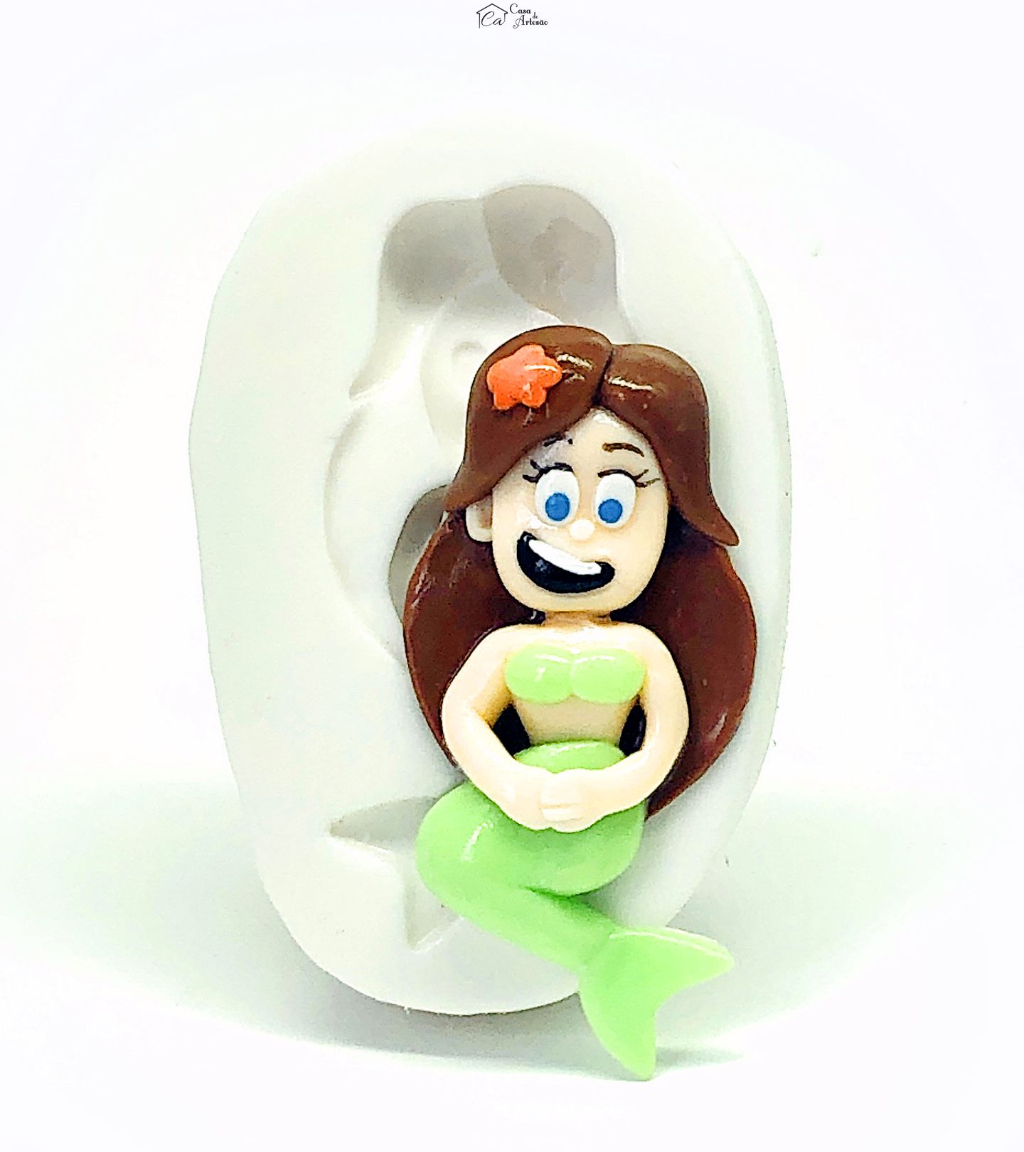 Molde de silicone - Zig E Sharko - Marina - Media - P1115