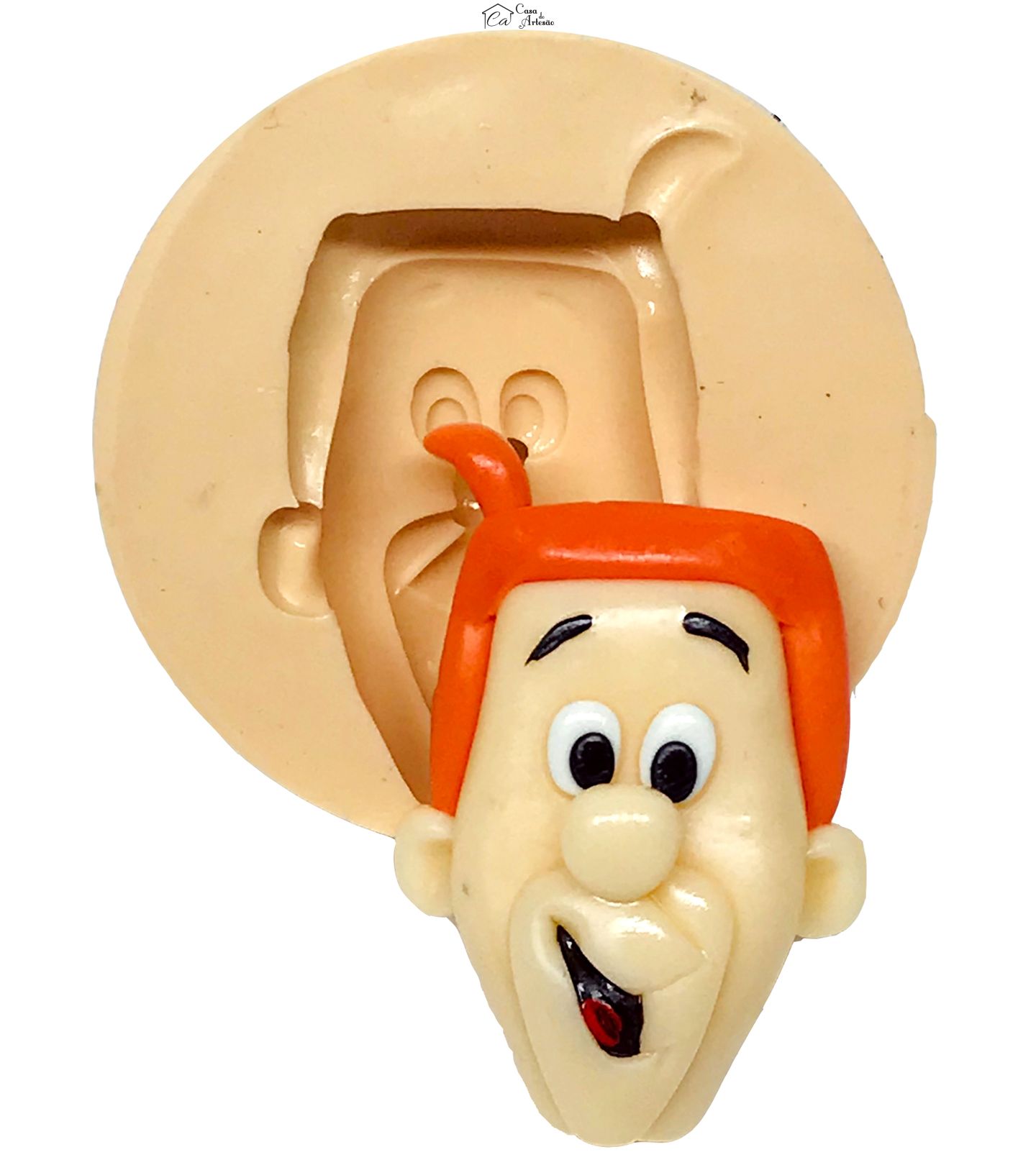 Molde de silicone - Os Jetsons - Rosto George - Grande - P628