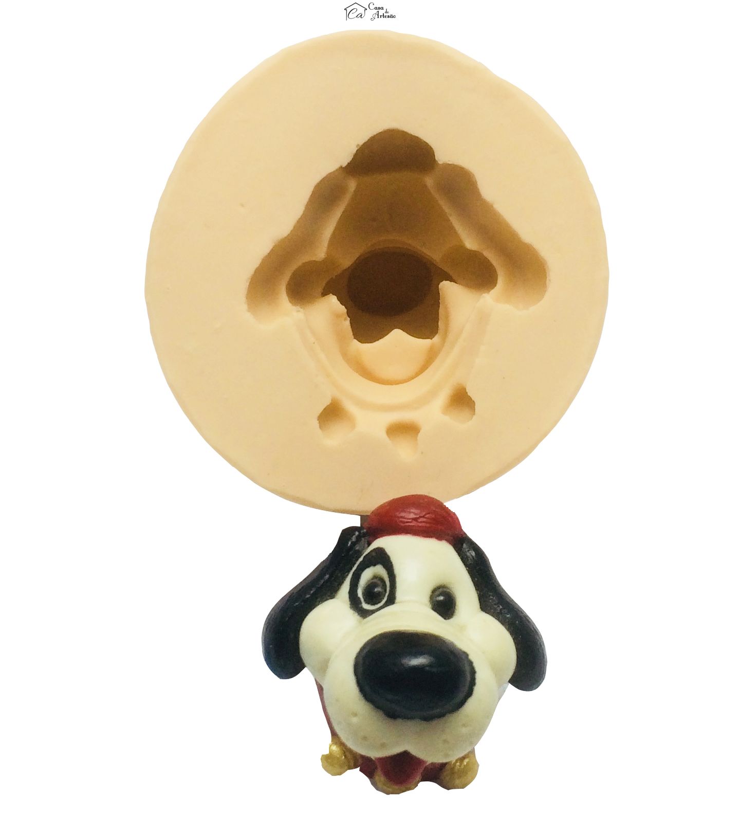 Molde de silicone - Cabeça Cachorro