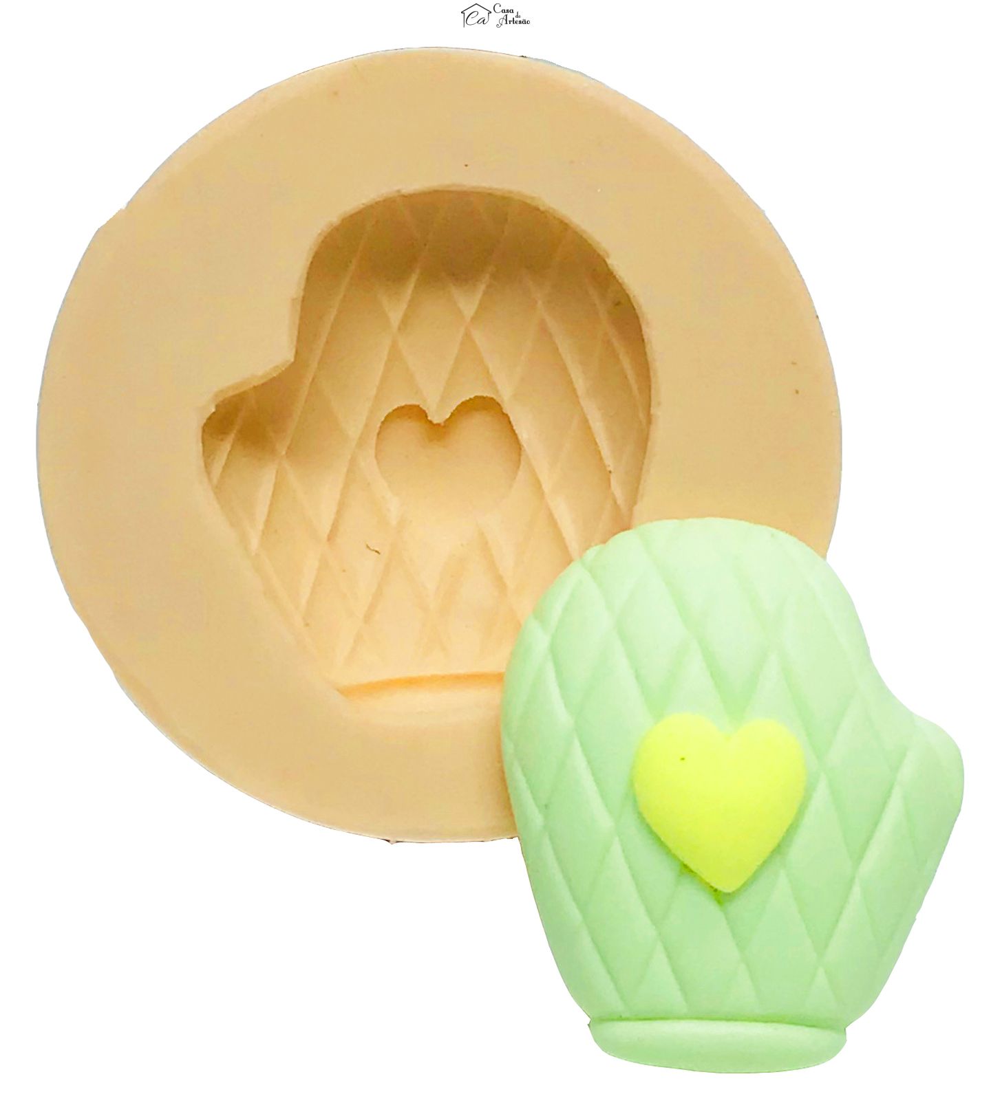 Molde de silicone - Utensilios de Cozinha - Luva - Pequena - P540