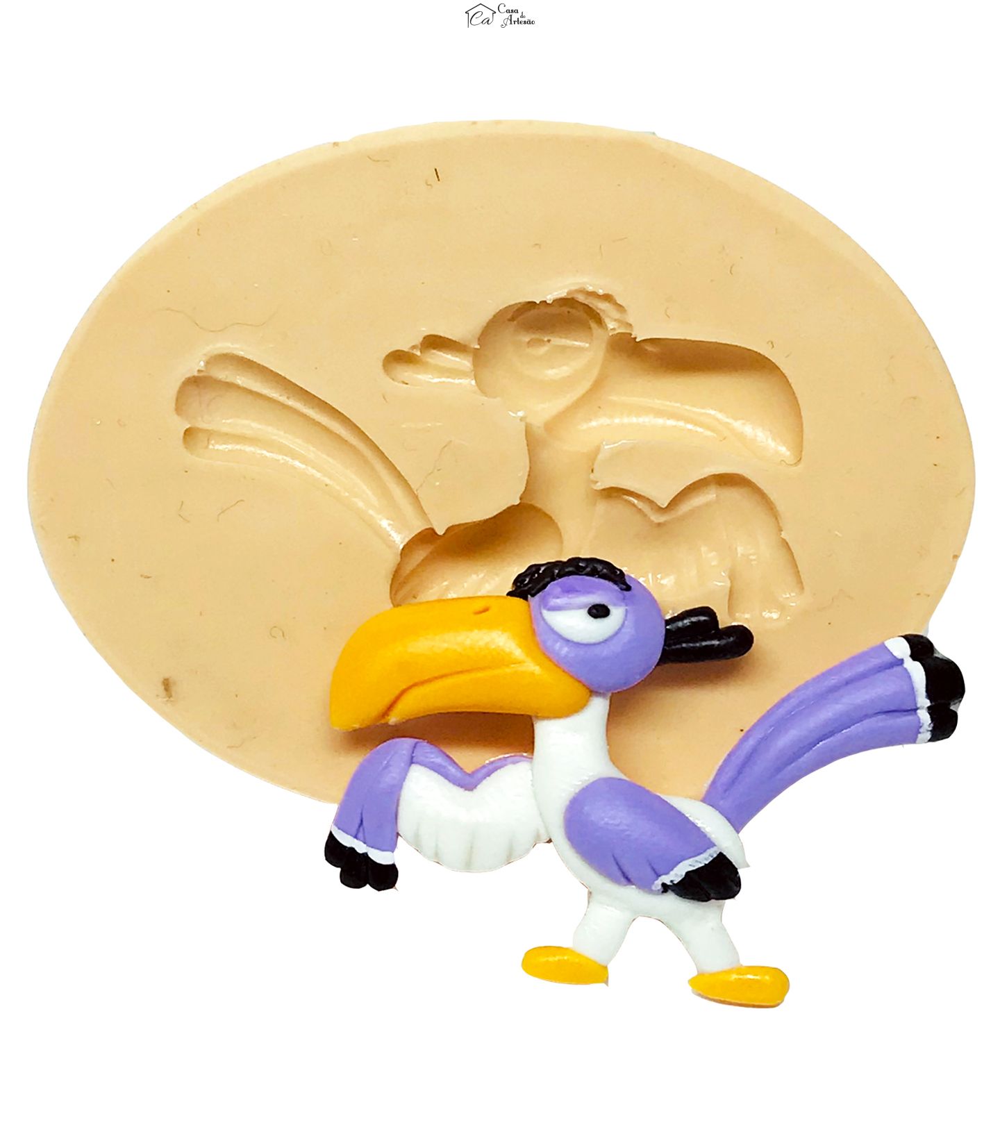 Molde de silicone - Rei Leão - Sombra Zazu - Medio - P638