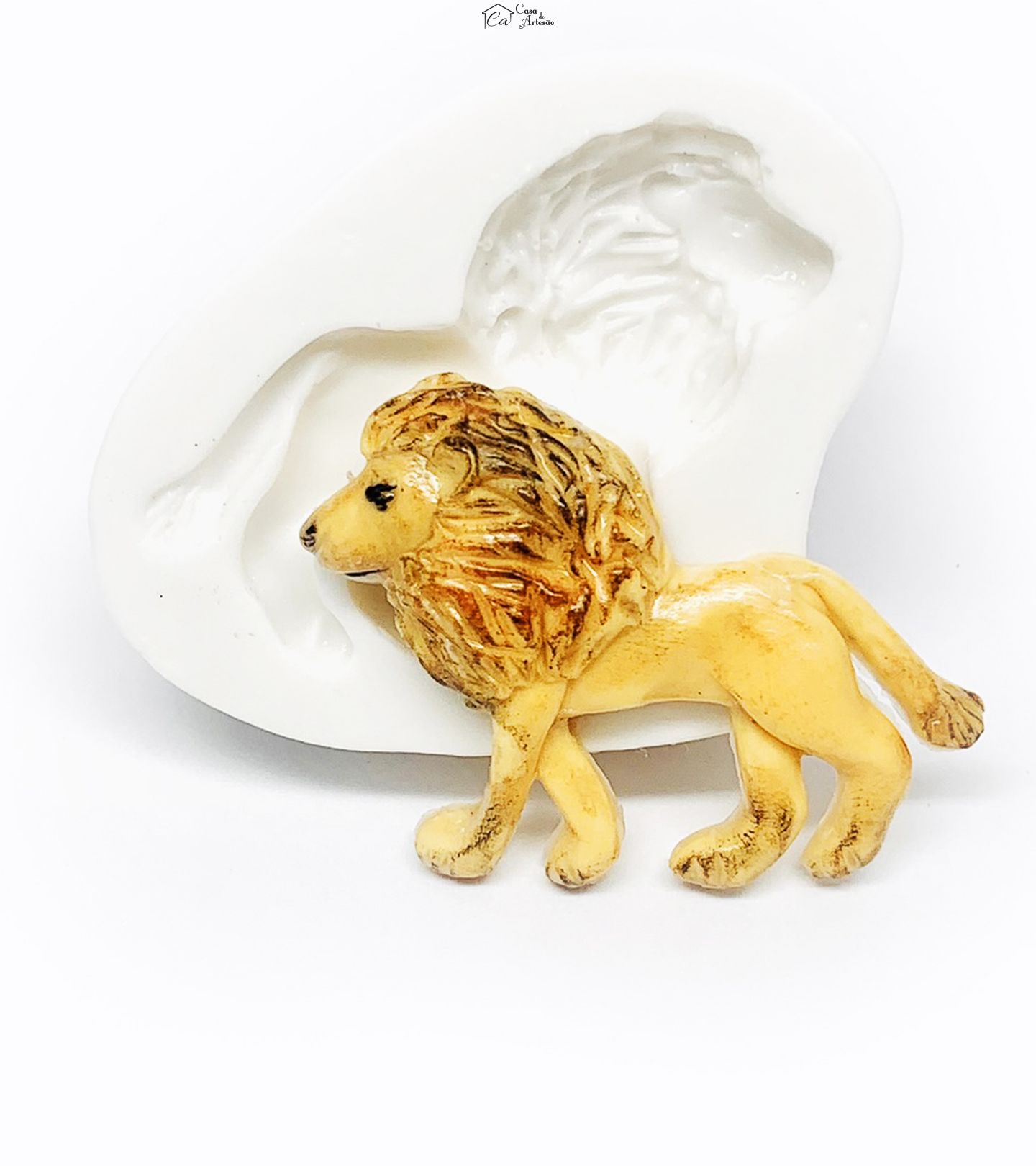 Molde de silicone - Leao - Pequeno - P1173