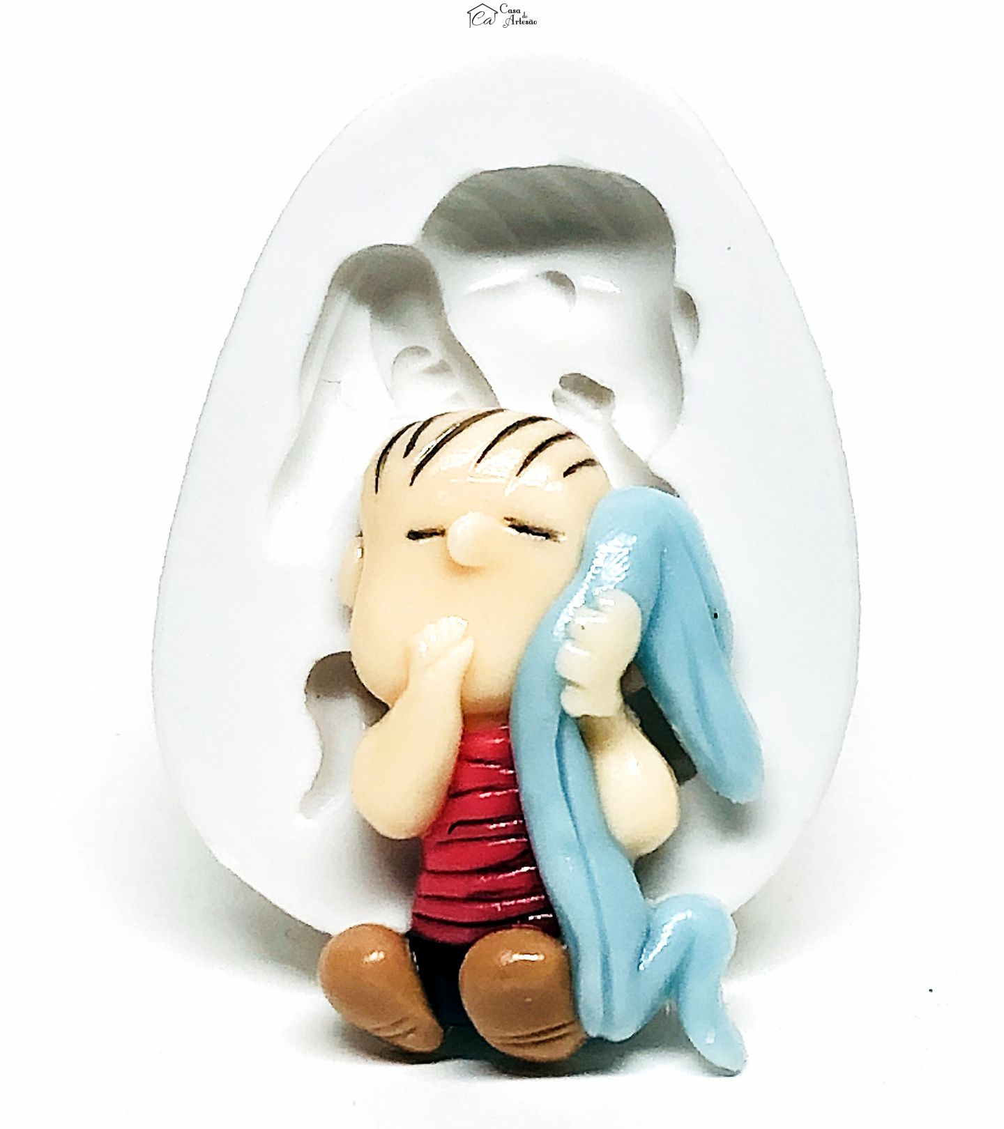 Molde de silicone - Turma do Snoopy - Linus - Grande - P1074