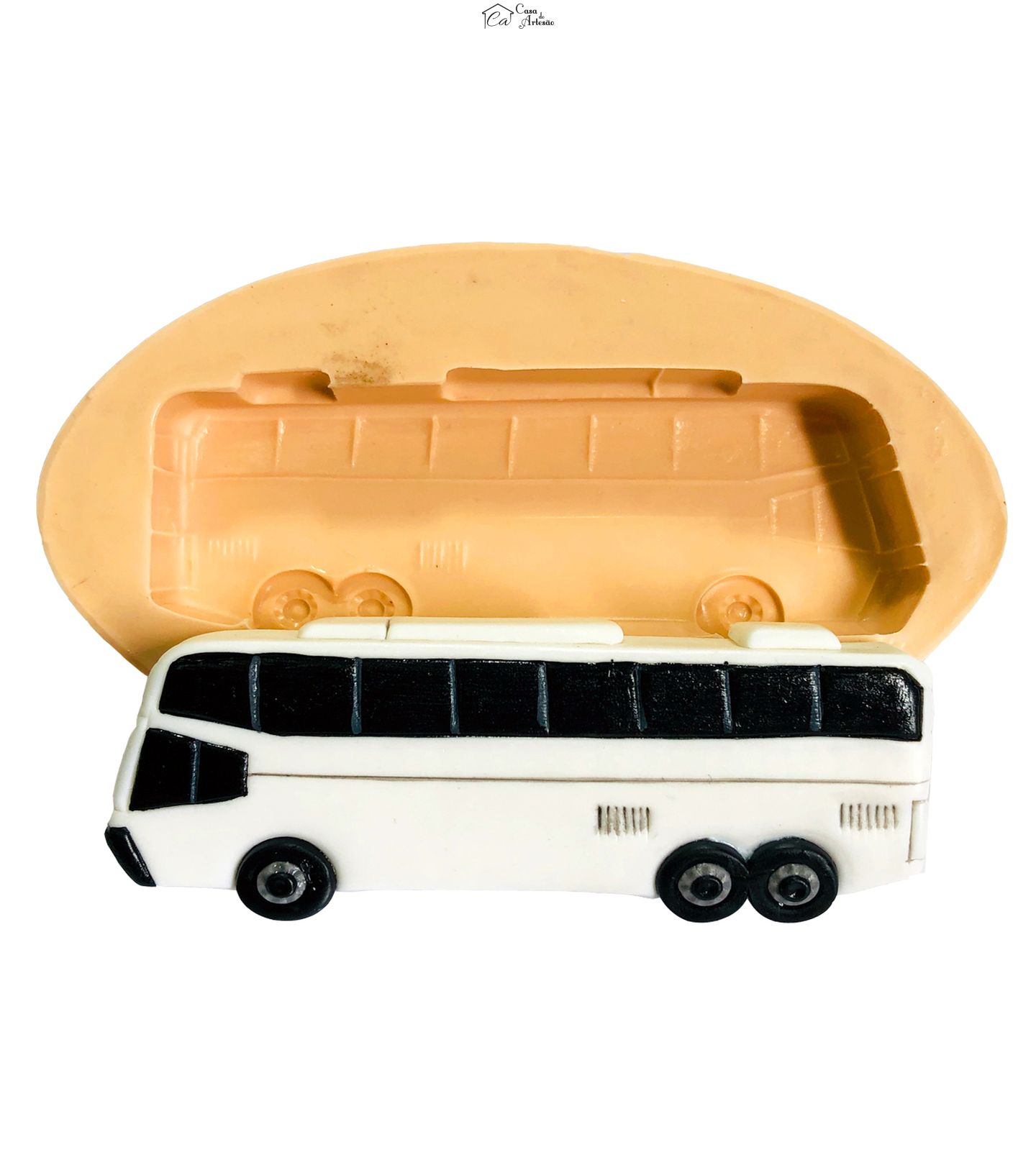 Molde de silicone - Meios de Transporte - Onibus - Grande - P772