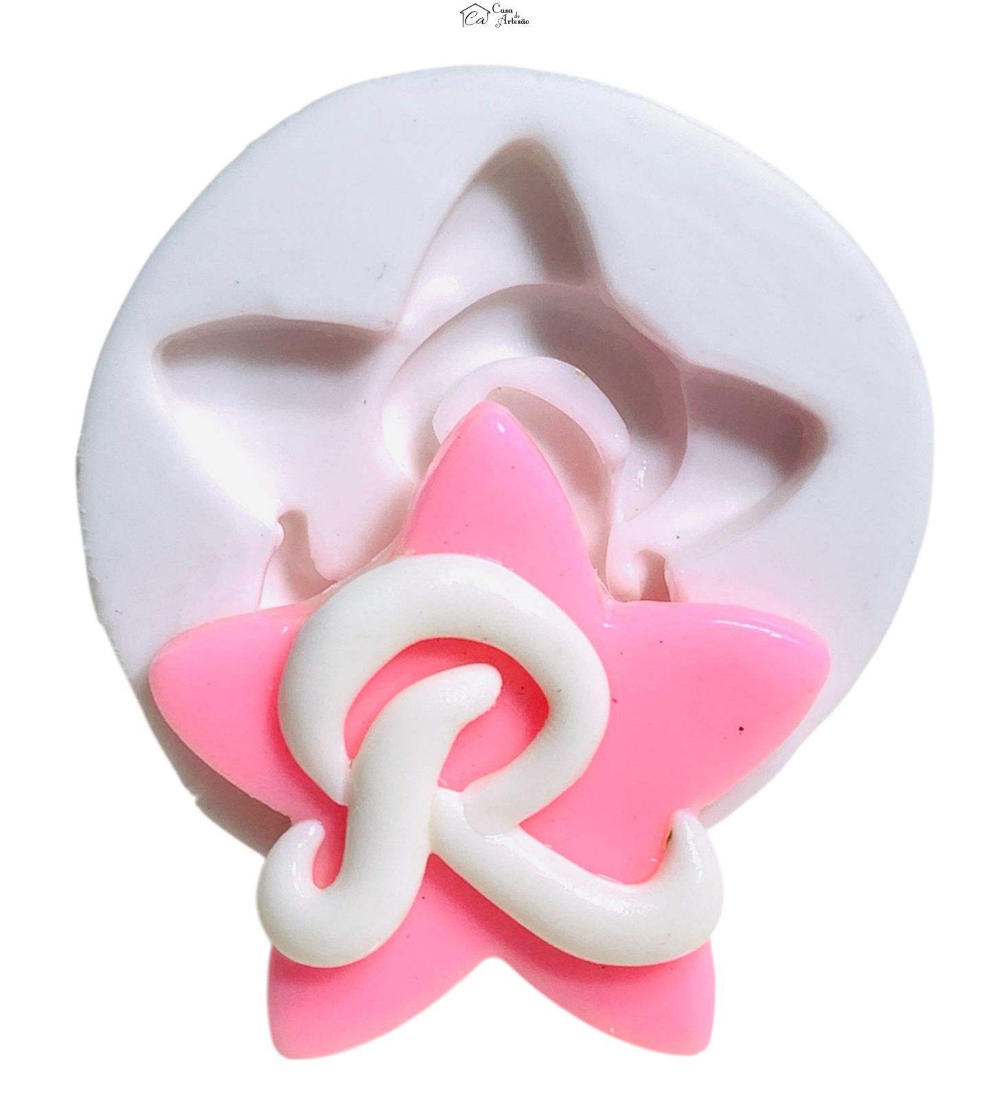 Molde de silicone - Emilly Vick - Estrela - Grande - P1258