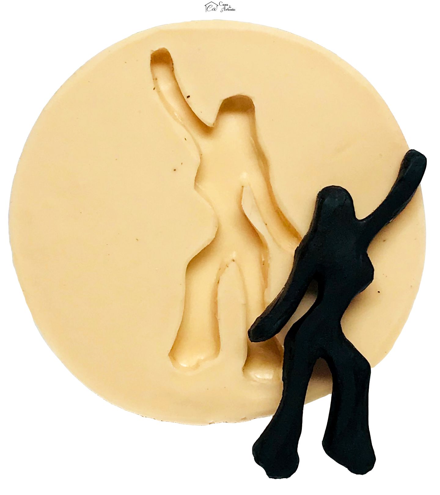 Molde de silicone - Dança - Sombra Mulher Mod.01 - Pequena - P572