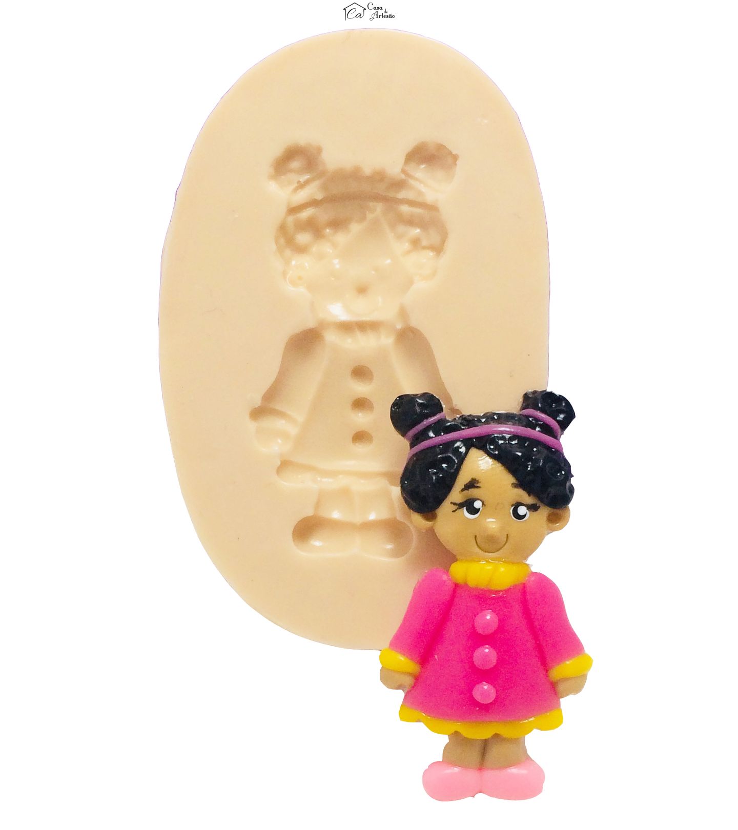 Molde de silicone - Daniel Tigre - Miss Elaina - Pequena -  P377