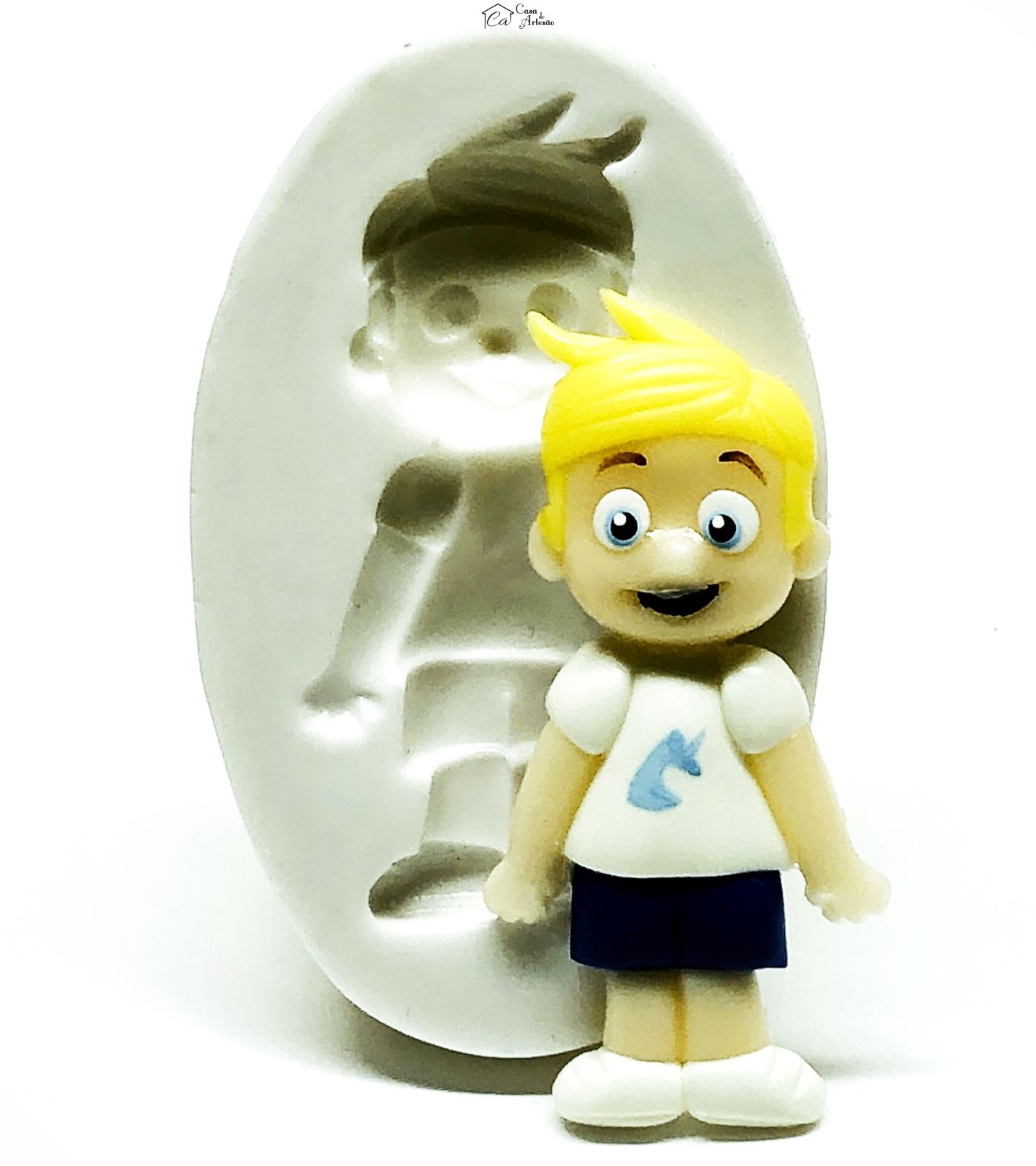 Molde de silicone - Os Aventureiros - Aventureiro Branco - Medio - P1001