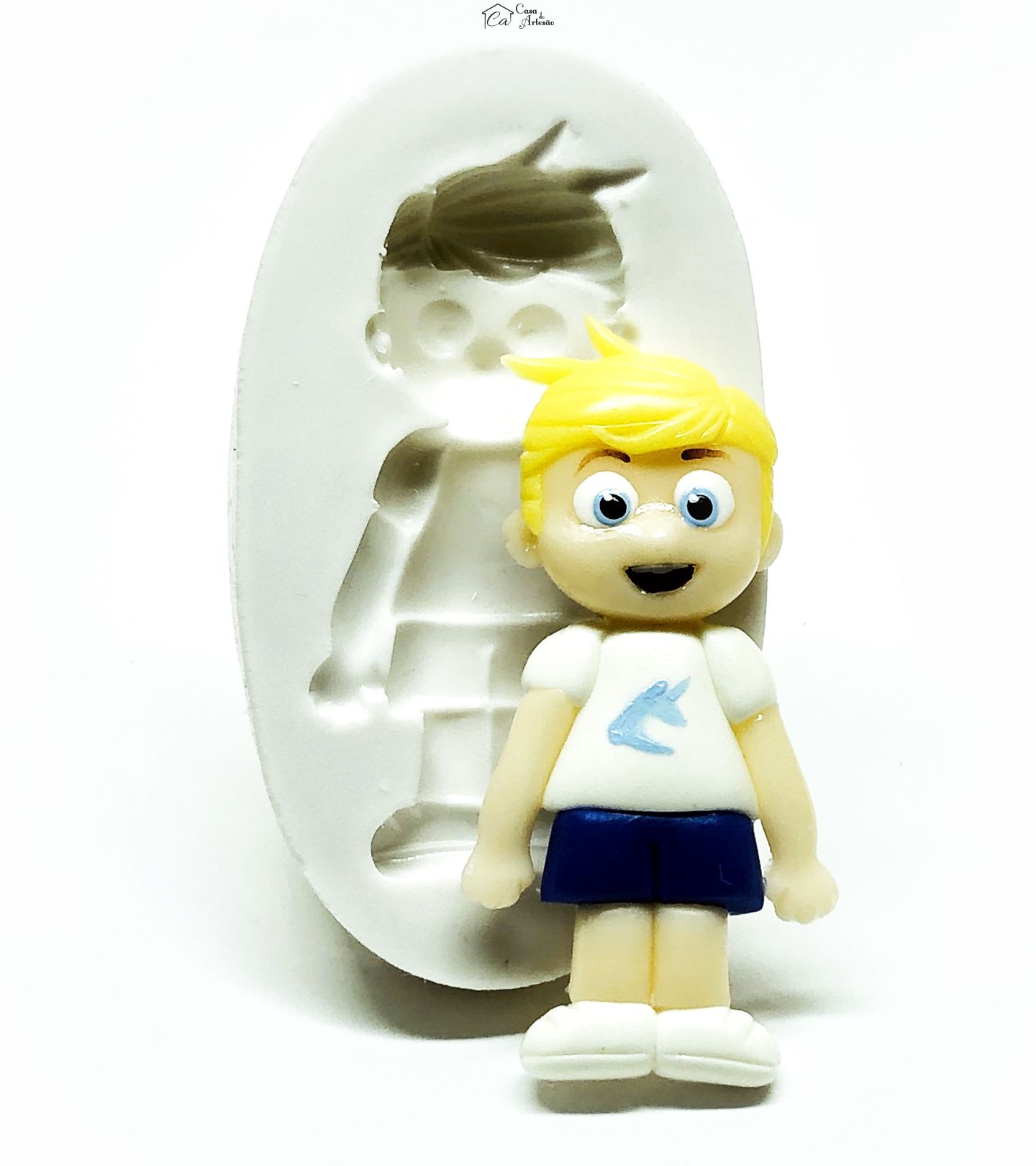 Molde de silicone - Os Aventureiros - Aventureiro Branco - Grande - P1019