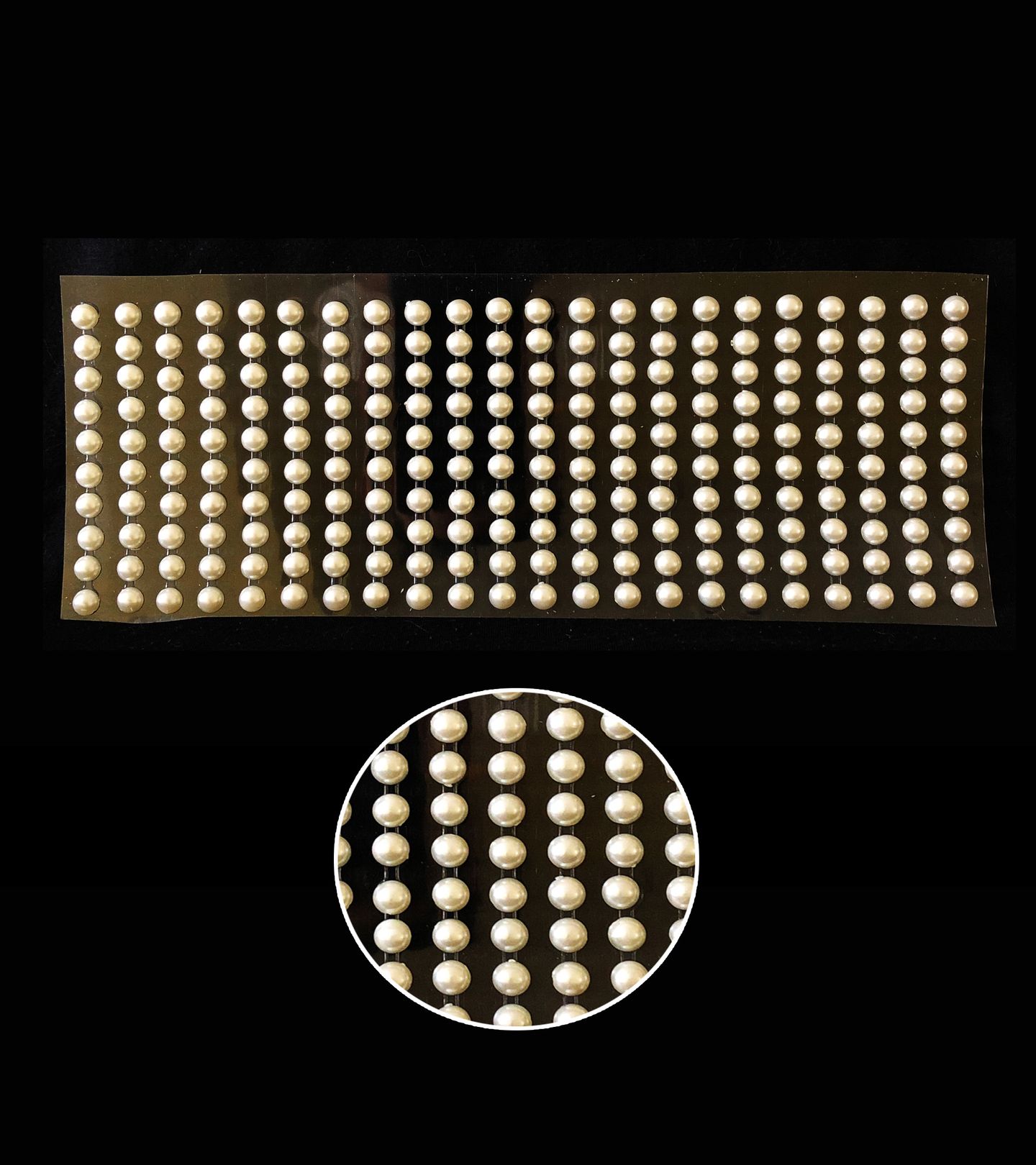 Adesivo - Cartela - 1/2 Perola - 08 mm