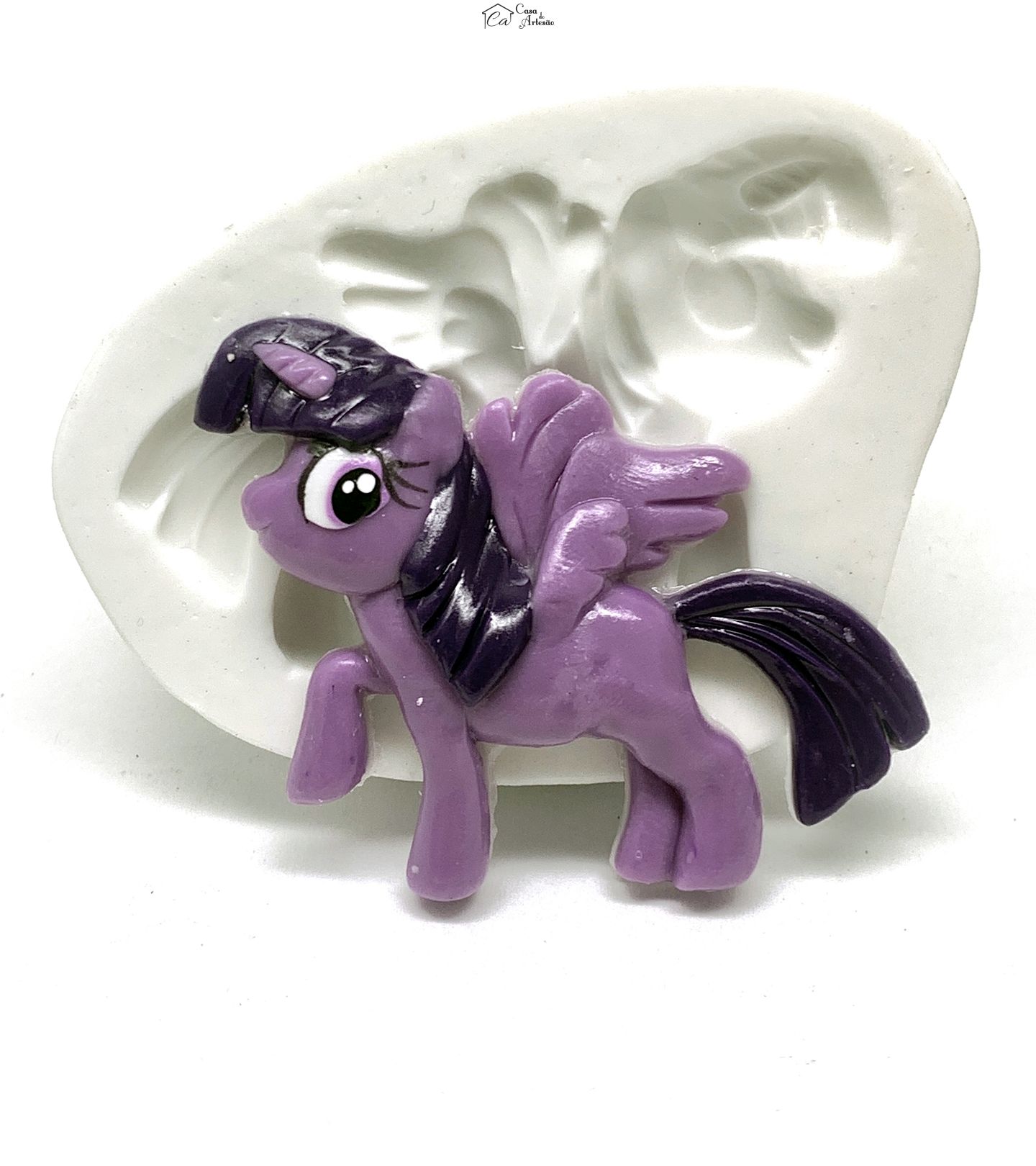 Molde de silicone - Meu Pequeno Ponei - Twilight Sparkle - Grande - P1197