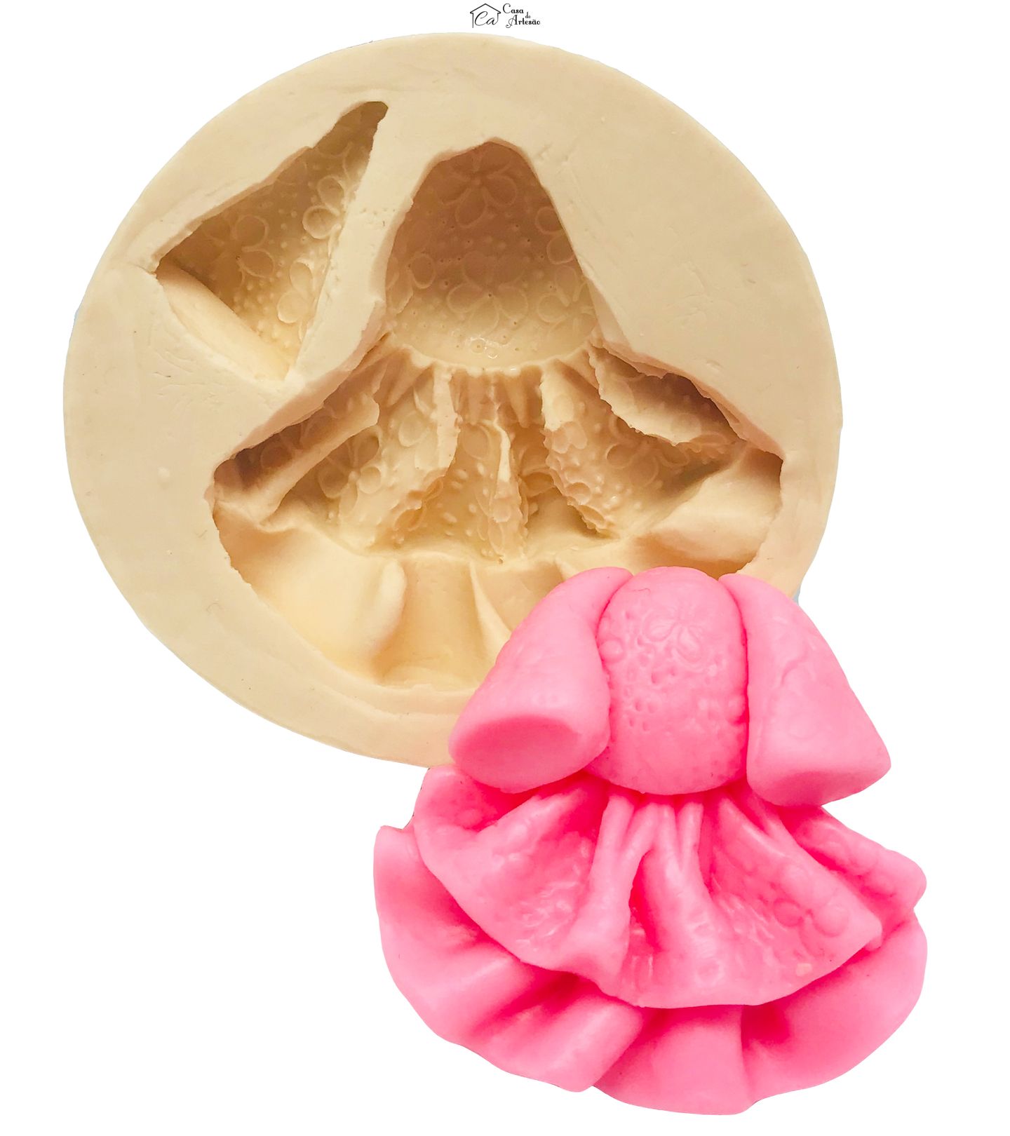 Molde de silicone - Vestido