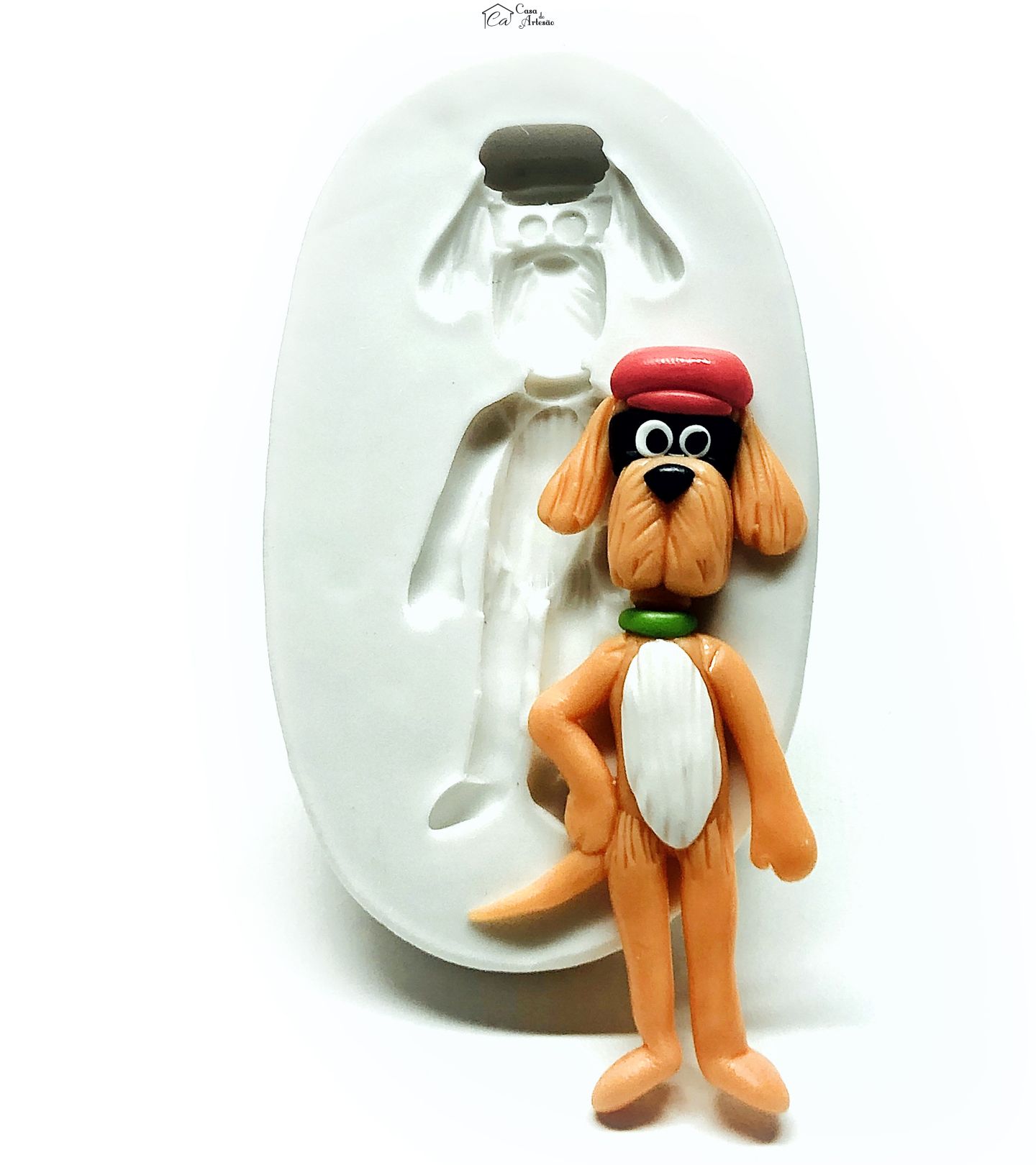 Molde de silicone - Vai Cachorro, Vai - Paw - Medio - P987