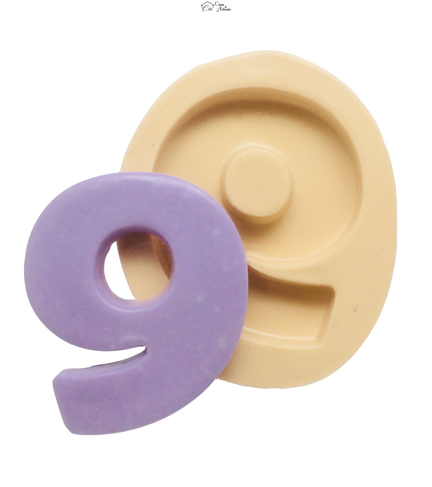 Molde de silicone - Numeros - N.9- P298