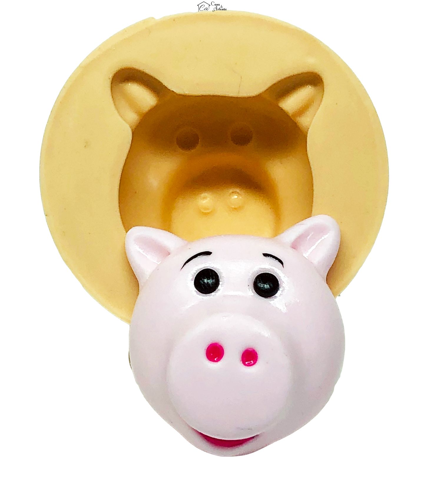 Molde de silicone - Toy Story - Rosto Porco - Grande - P644