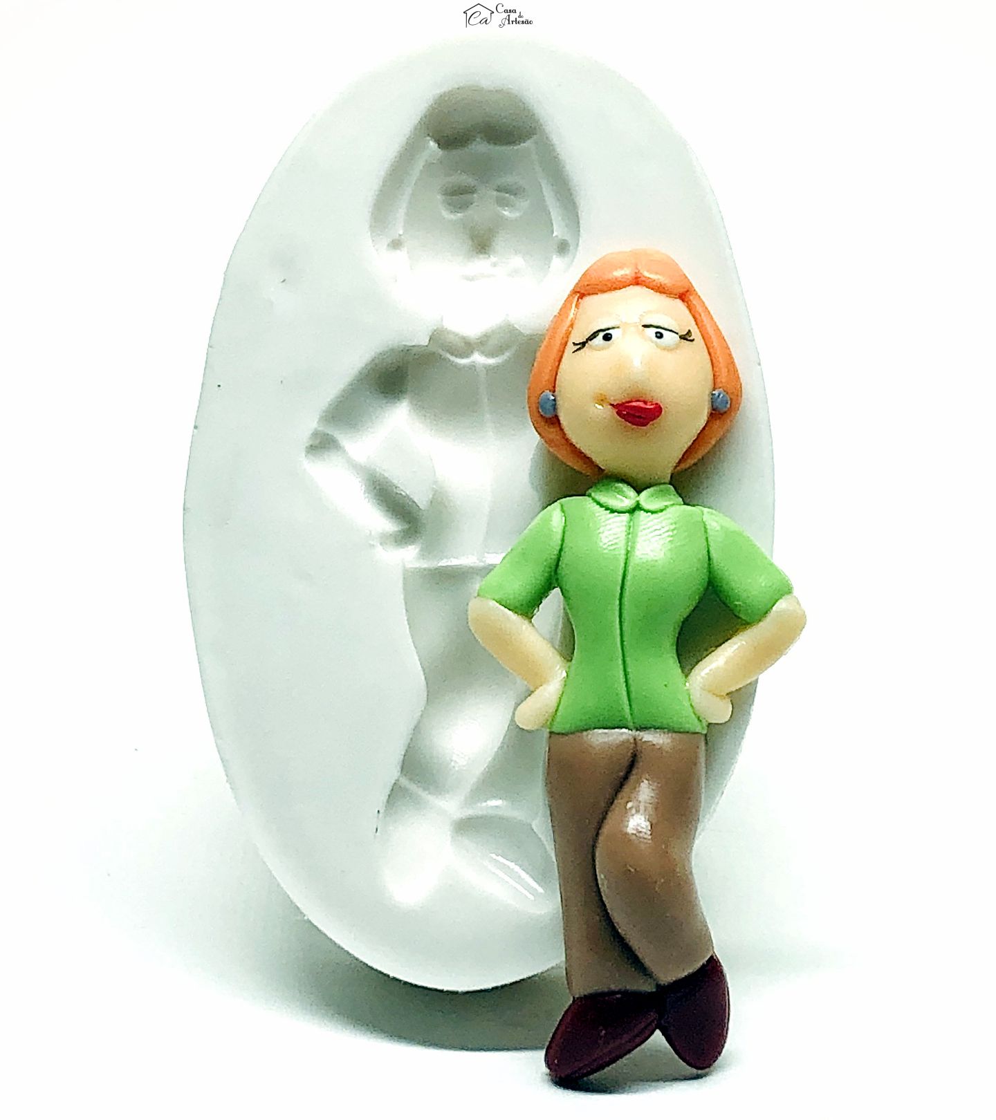 Molde de silicone - Uma Familia da Pesada - Lois - Grande - P967