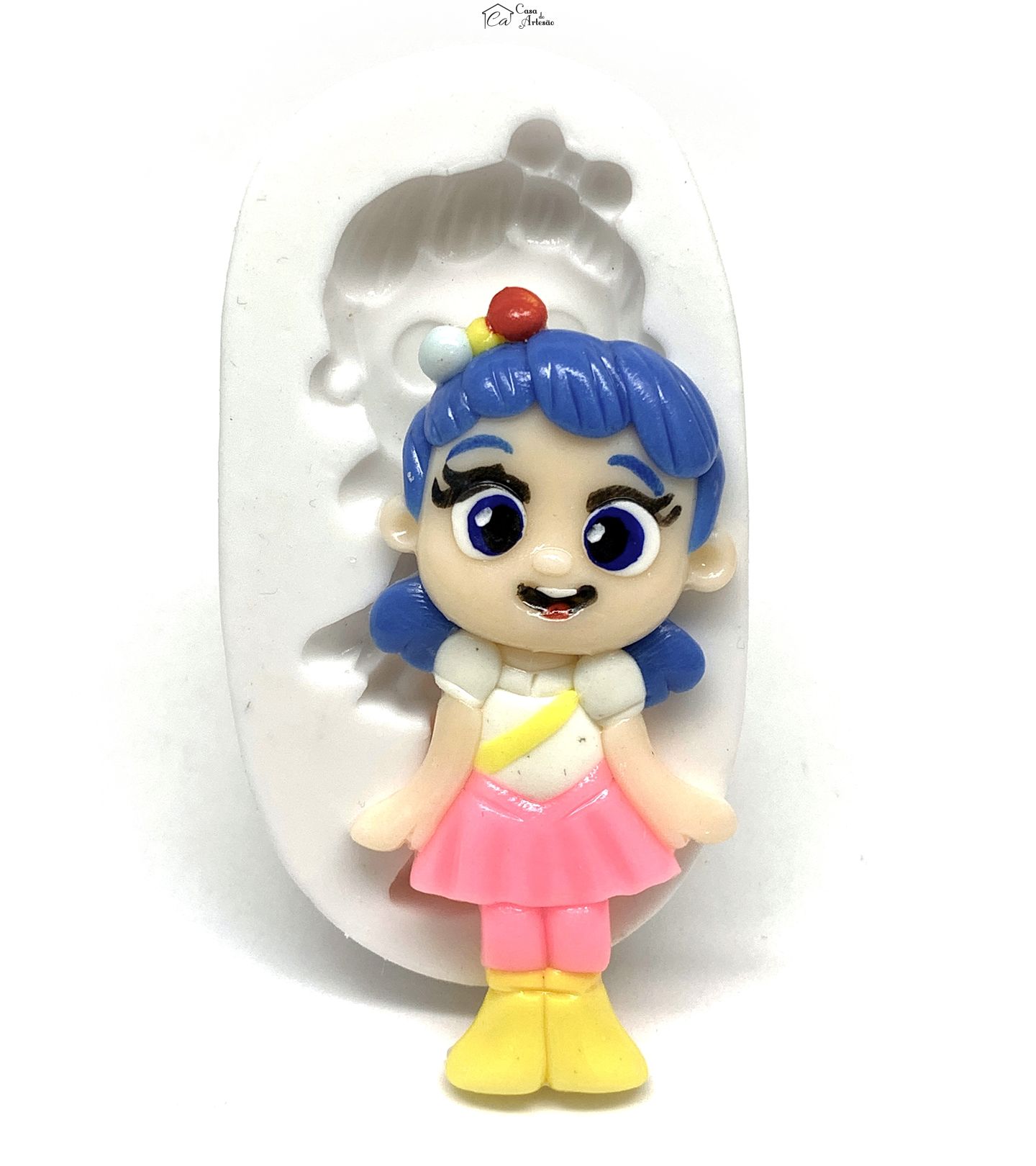 Molde de silicone - Vera e o Reino do Arco Iris - Vera - Grande - P1194