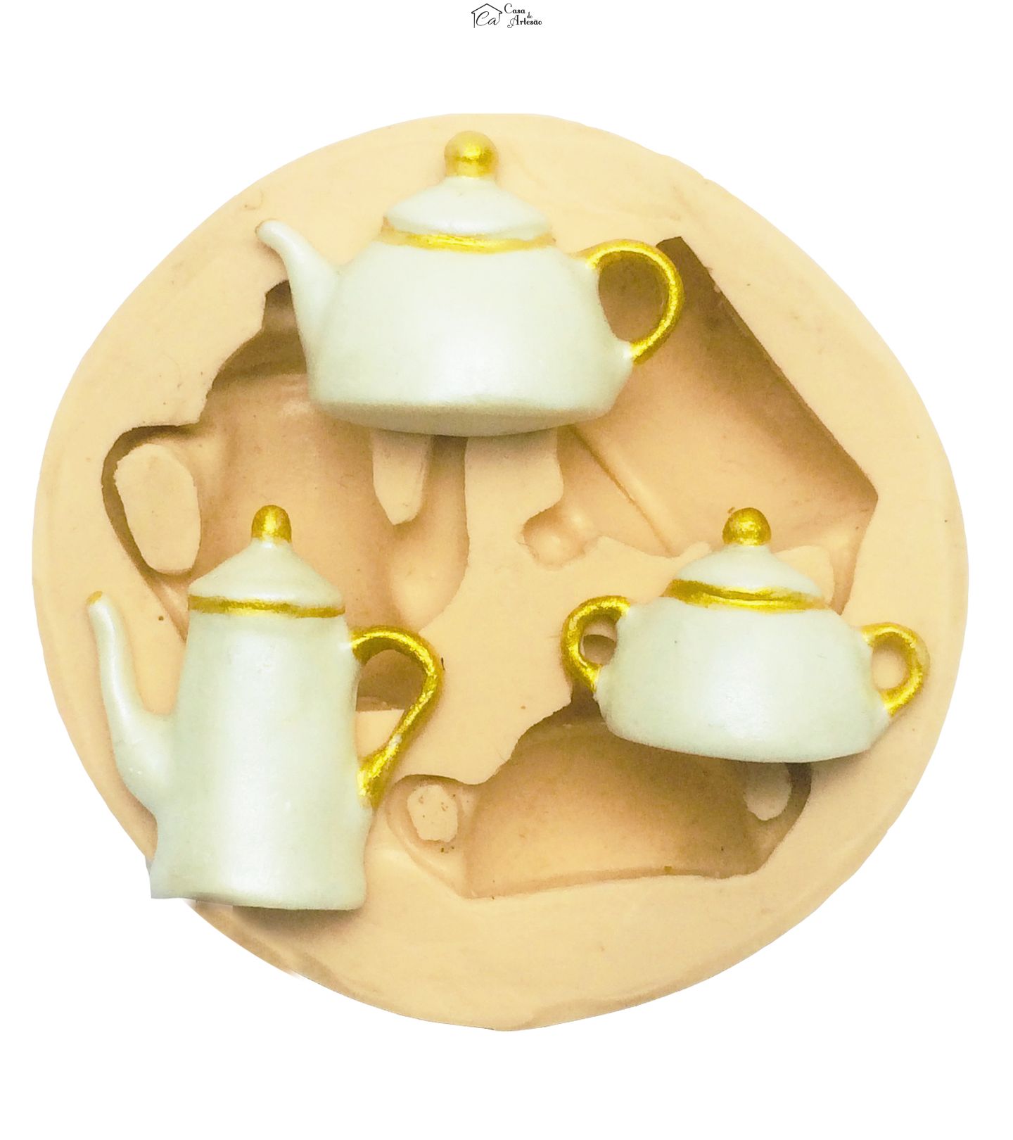Molde de silicone - Conjunto Para Café