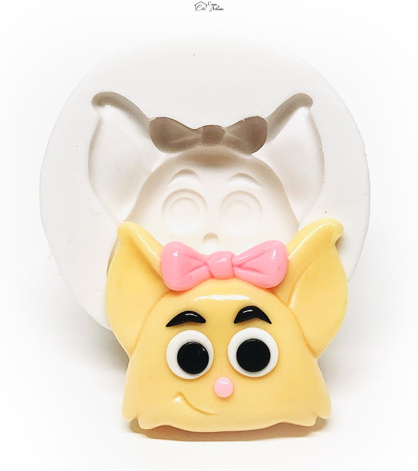 Molde de silicone - Caninopolis - Rosto Mel - Grande - P1108