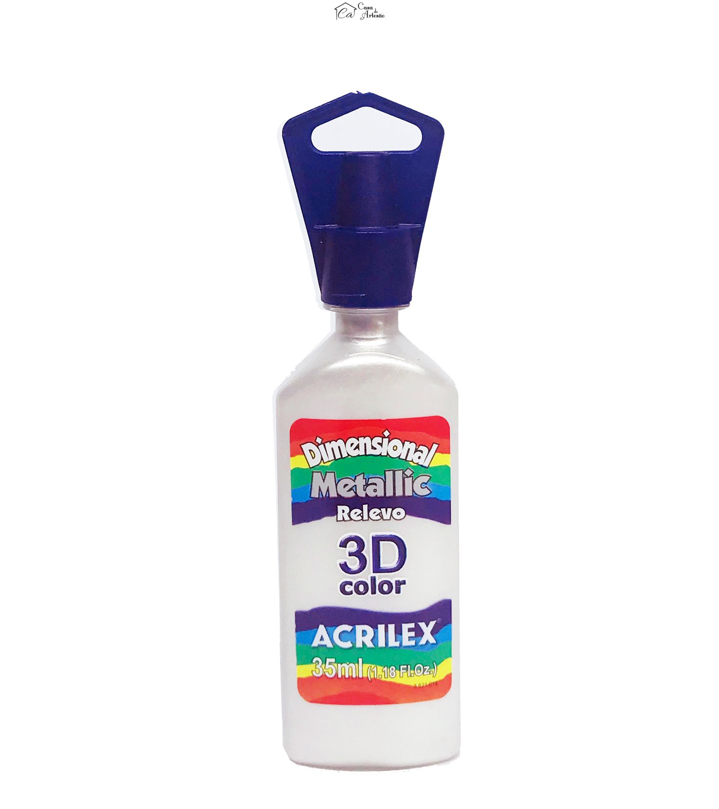 Tinta Acrilex - Dimensional Metálica 35 G - Cod.12312