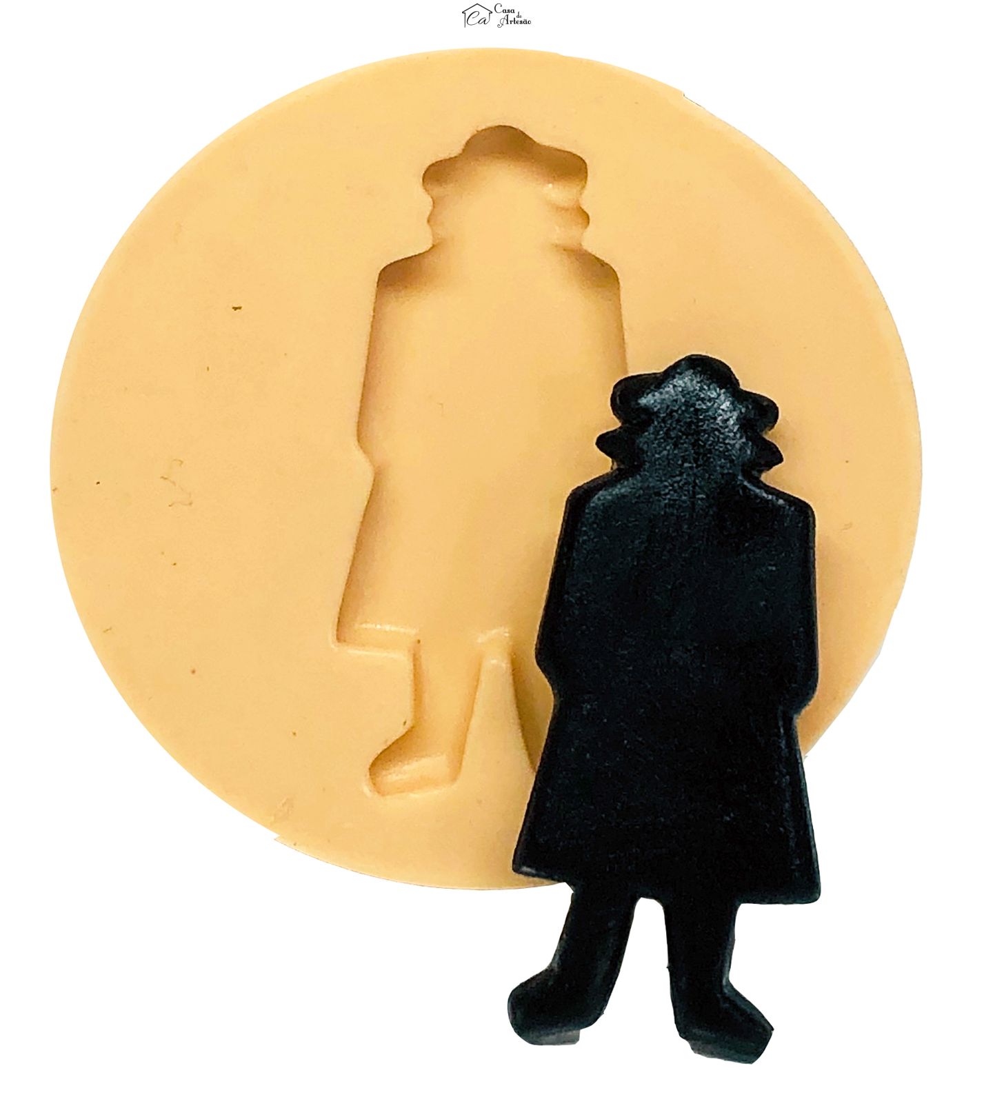 Molde de silicone - Detetive - Sombra - Pequena - P650