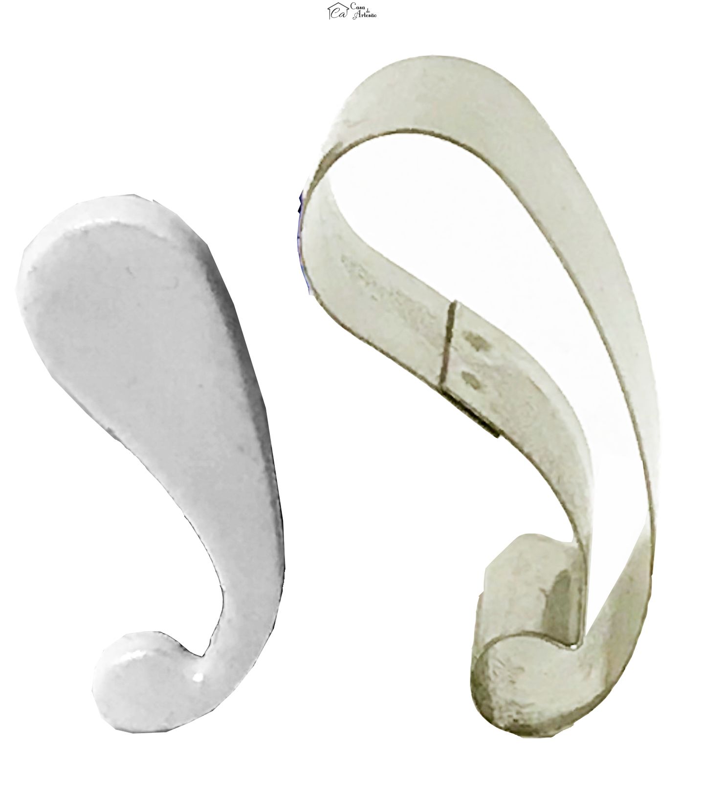 Cortador Aço - Decoração p/ Bolo - Curva - Md