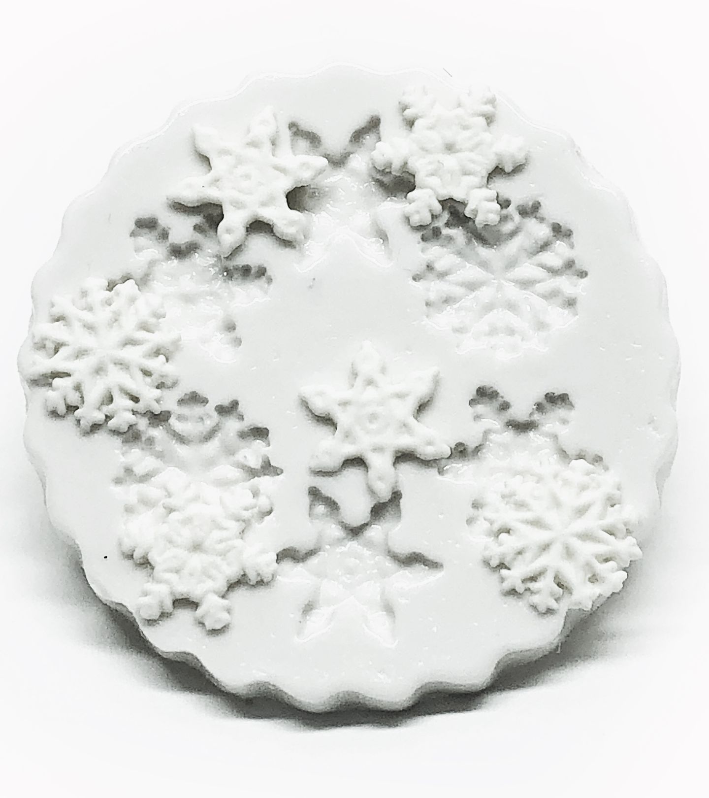 Molde de silicone - Flocos de Neve - 06 pç - P162/P1024