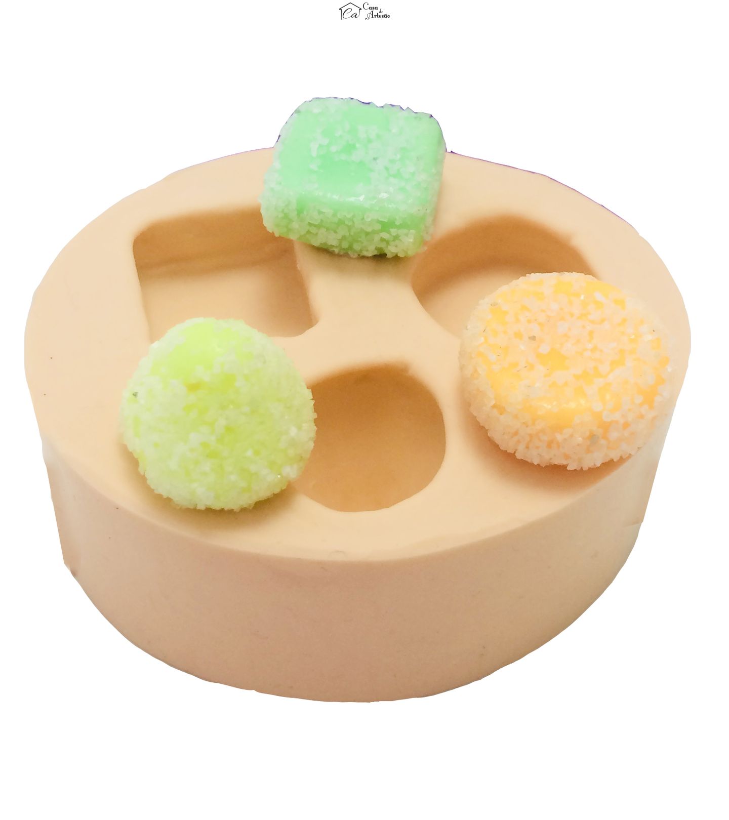 Molde de silicone - Balas de Goma Grandes