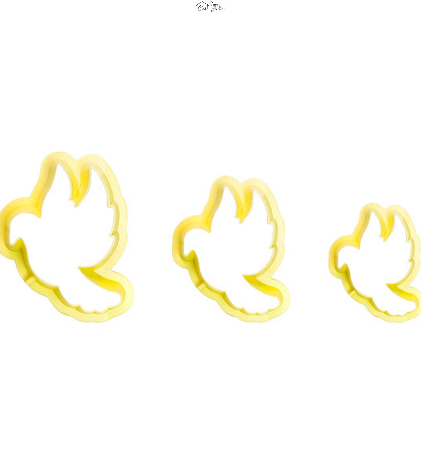 Cortador Blue Star - Pomba da Paz - 03 Peças - Cod.6672