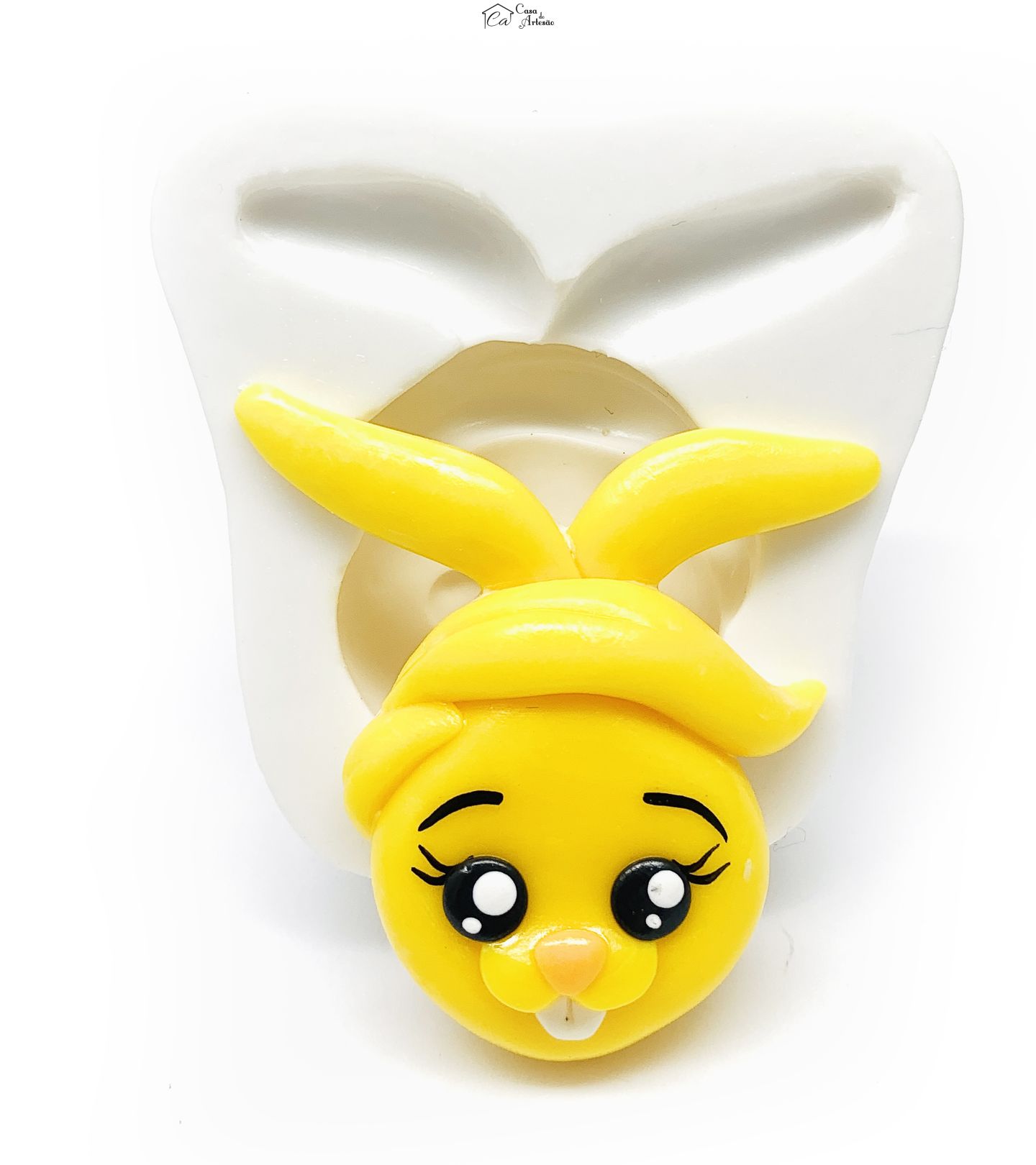 Molde de silicone - Palhaço Plim Plim - Rosto Acuarella - Grande - P1222