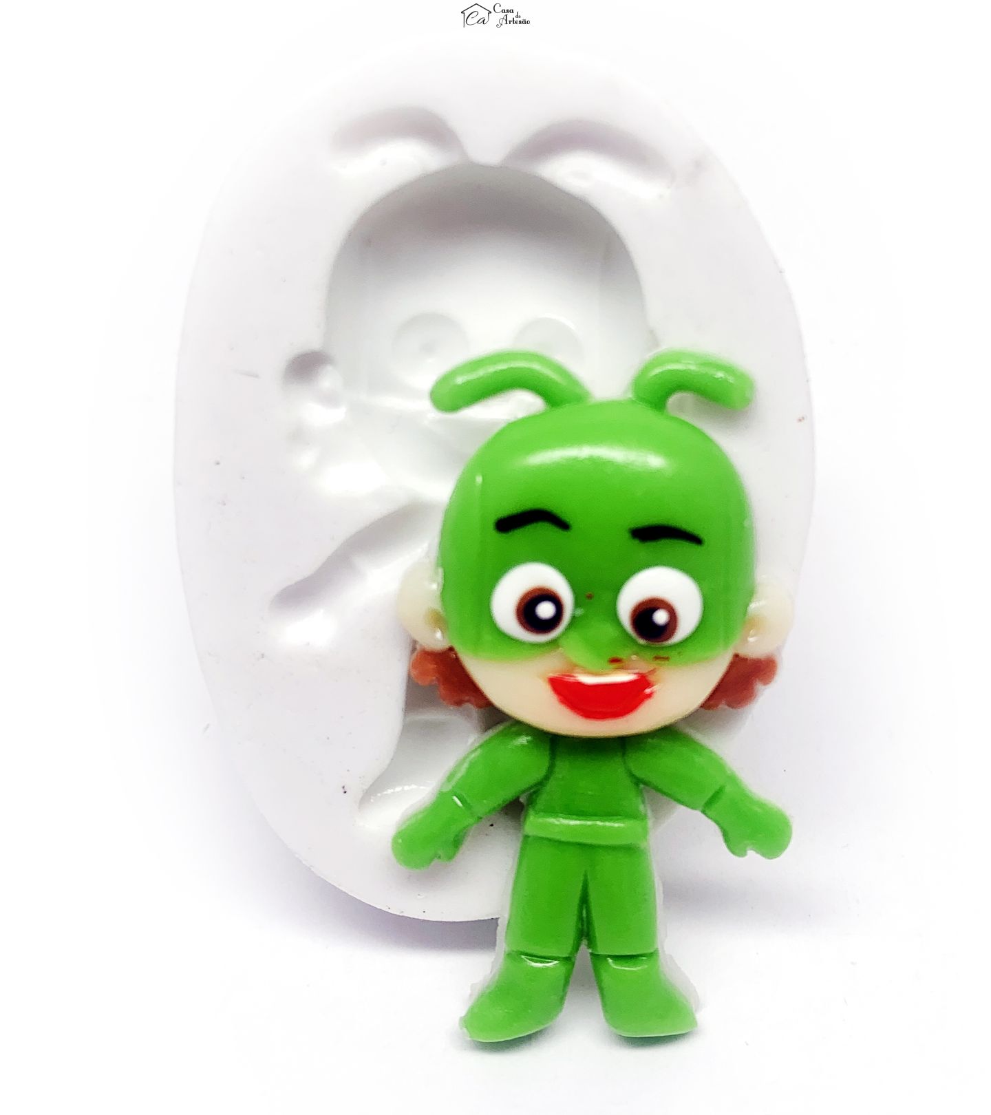 Molde de silicone - Os Aventureiros - Aventureiro Verde - Medio - P1209