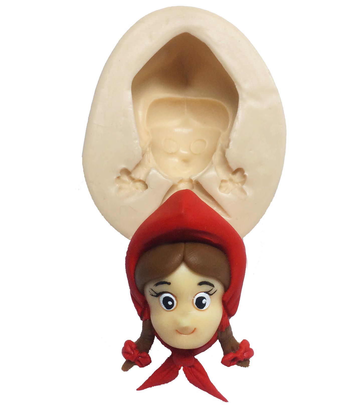 Chapeuzinho Vermelho - Rosto Chapeuzinho - Mod.02 - P160