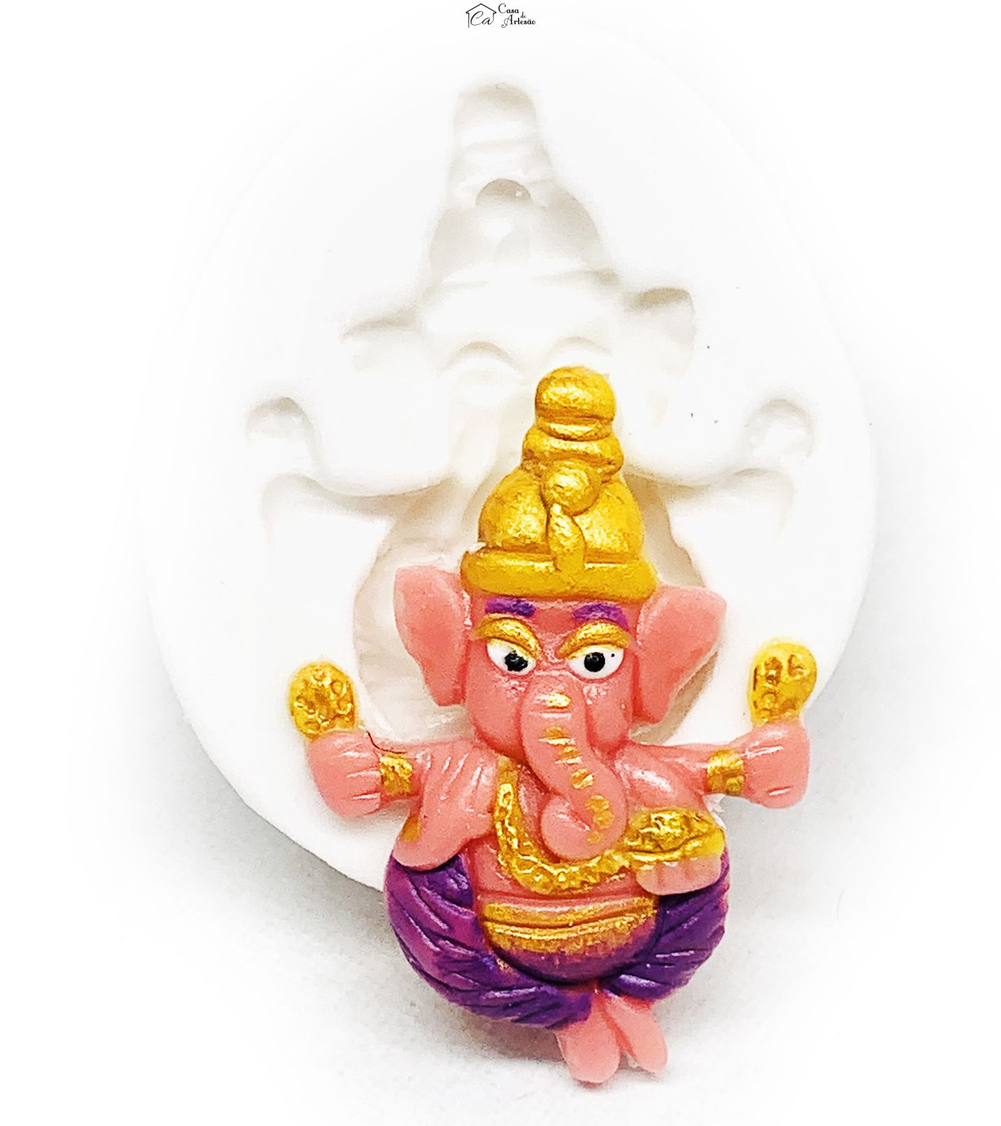 Molde de silicone - Ganesha - Pequena - P1165